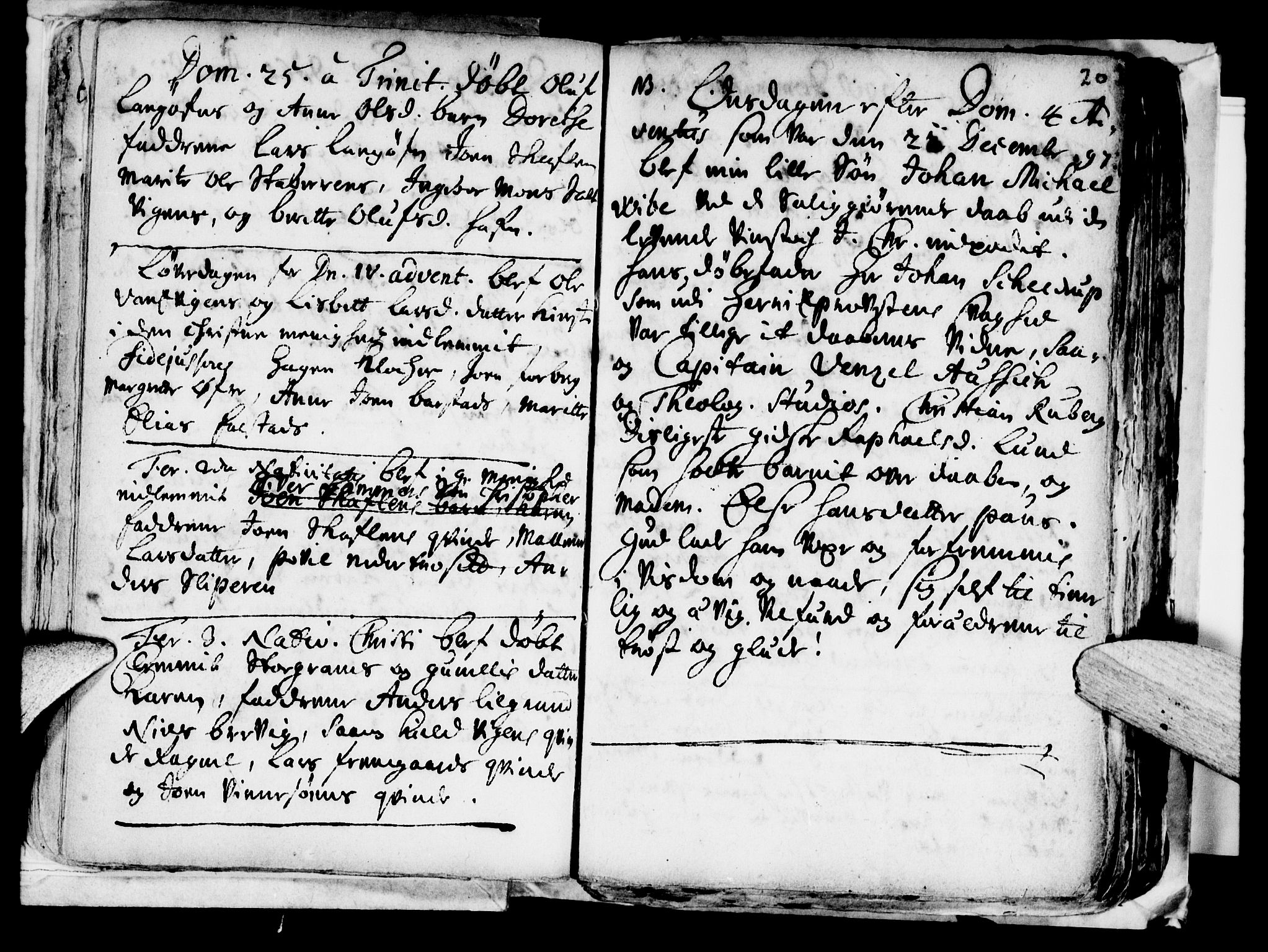 Ministerialprotokoller, klokkerbøker og fødselsregistre - Nord-Trøndelag, SAT/A-1458/722/L0214: Parish register (official) no. 722A01, 1692-1718, p. 20