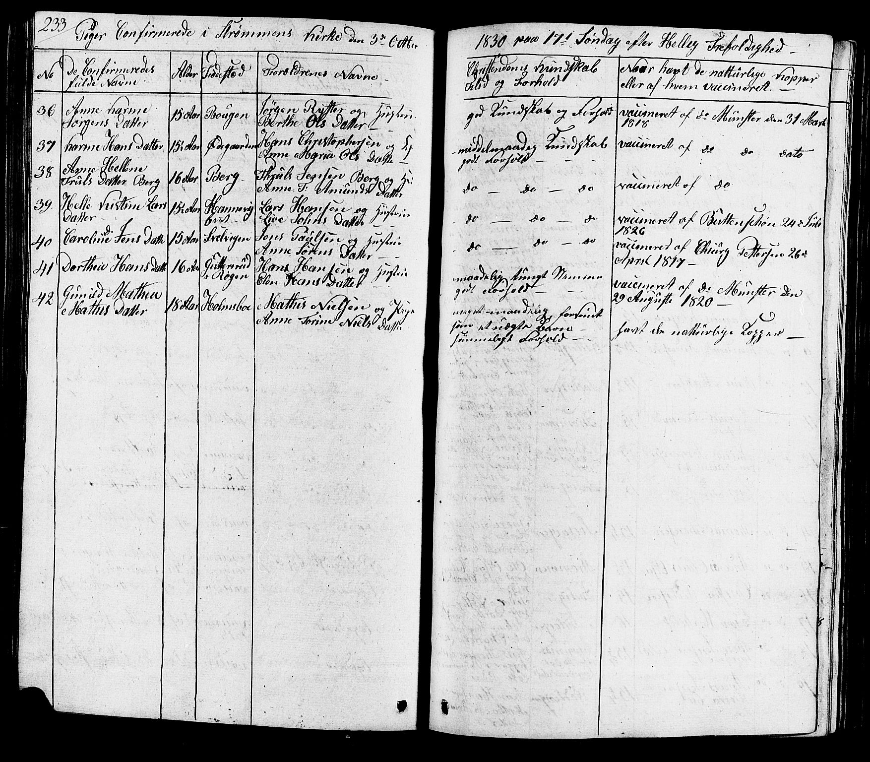 Hurum kirkebøker, AV/SAKO-A-229/G/Ga/L0002: Parish register (copy) no. I 2, 1827-1857, p. 233