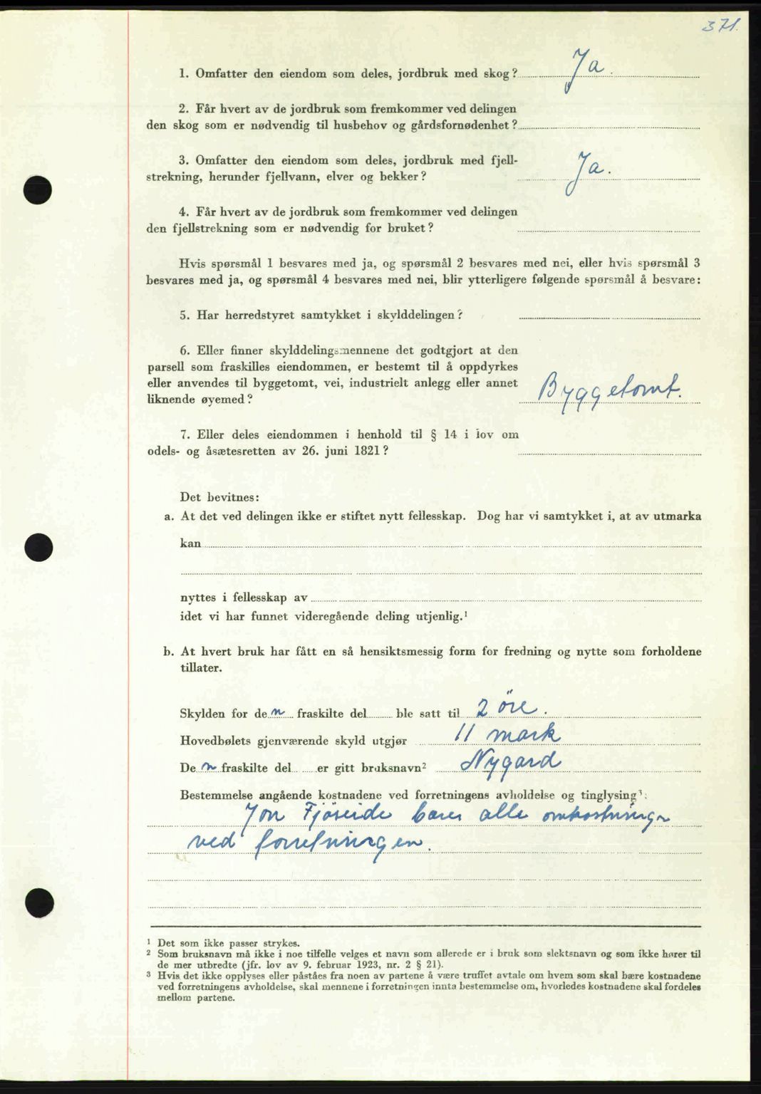 Nordmøre sorenskriveri, AV/SAT-A-4132/1/2/2Ca: Mortgage book no. A115, 1950-1950, Diary no: : 1838/1950