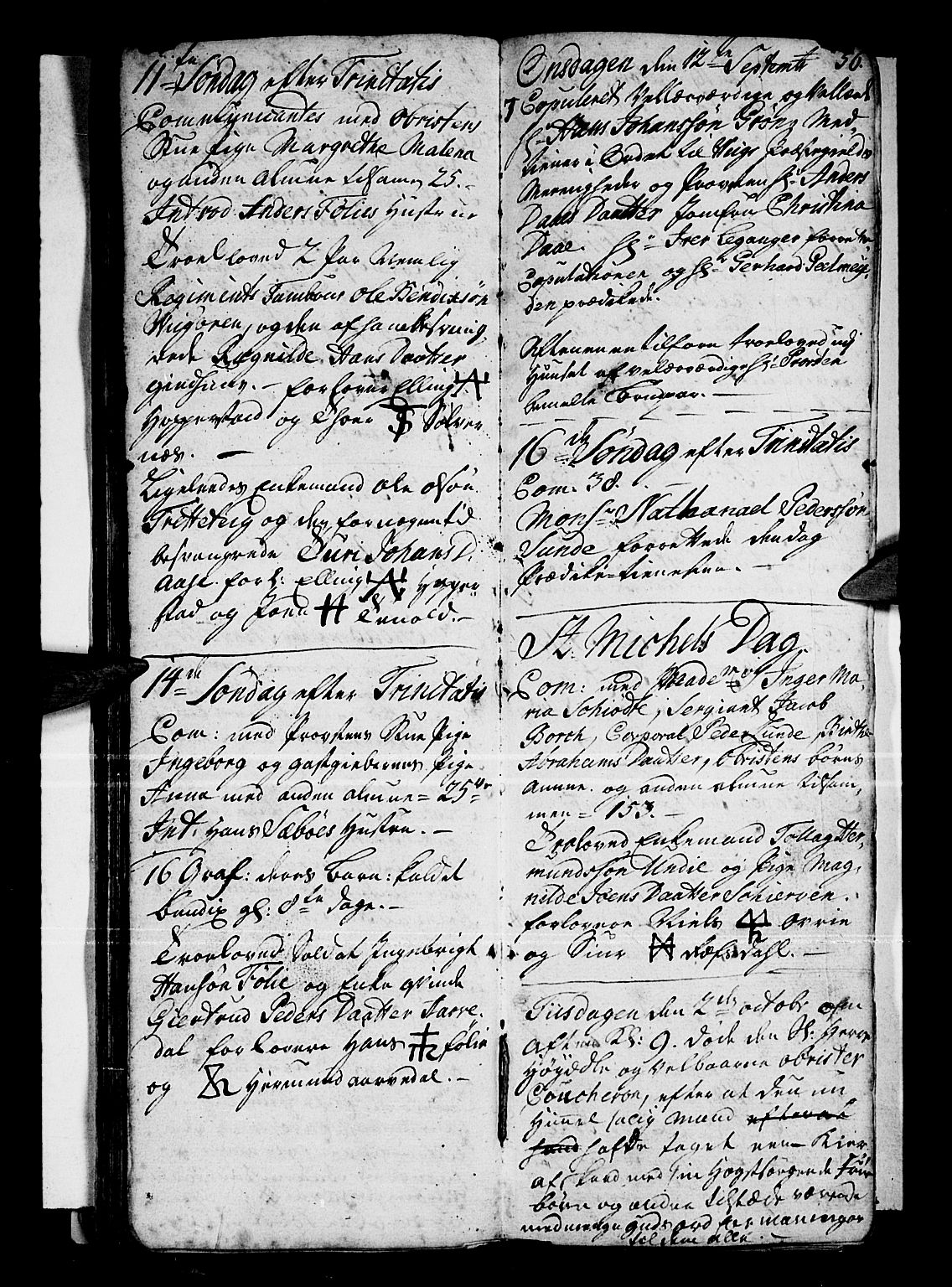 Vik sokneprestembete, AV/SAB-A-81501/H/Haa/Haaa/L0001: Parish register (official) no. A 1 / 1, 1727-1740, p. 56