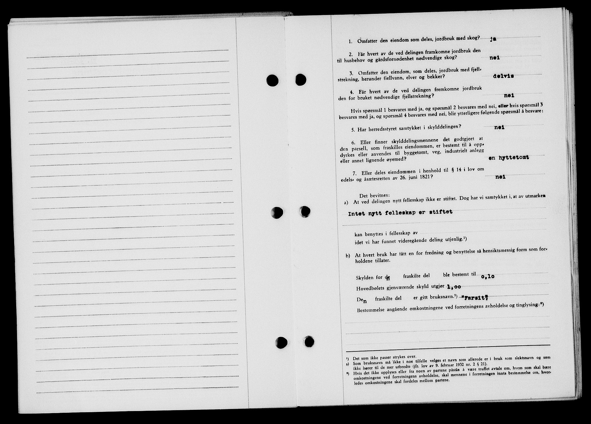 Flekkefjord sorenskriveri, AV/SAK-1221-0001/G/Gb/Gba/L0062: Mortgage book no. A-10, 1947-1947, Diary no: : 769/1947