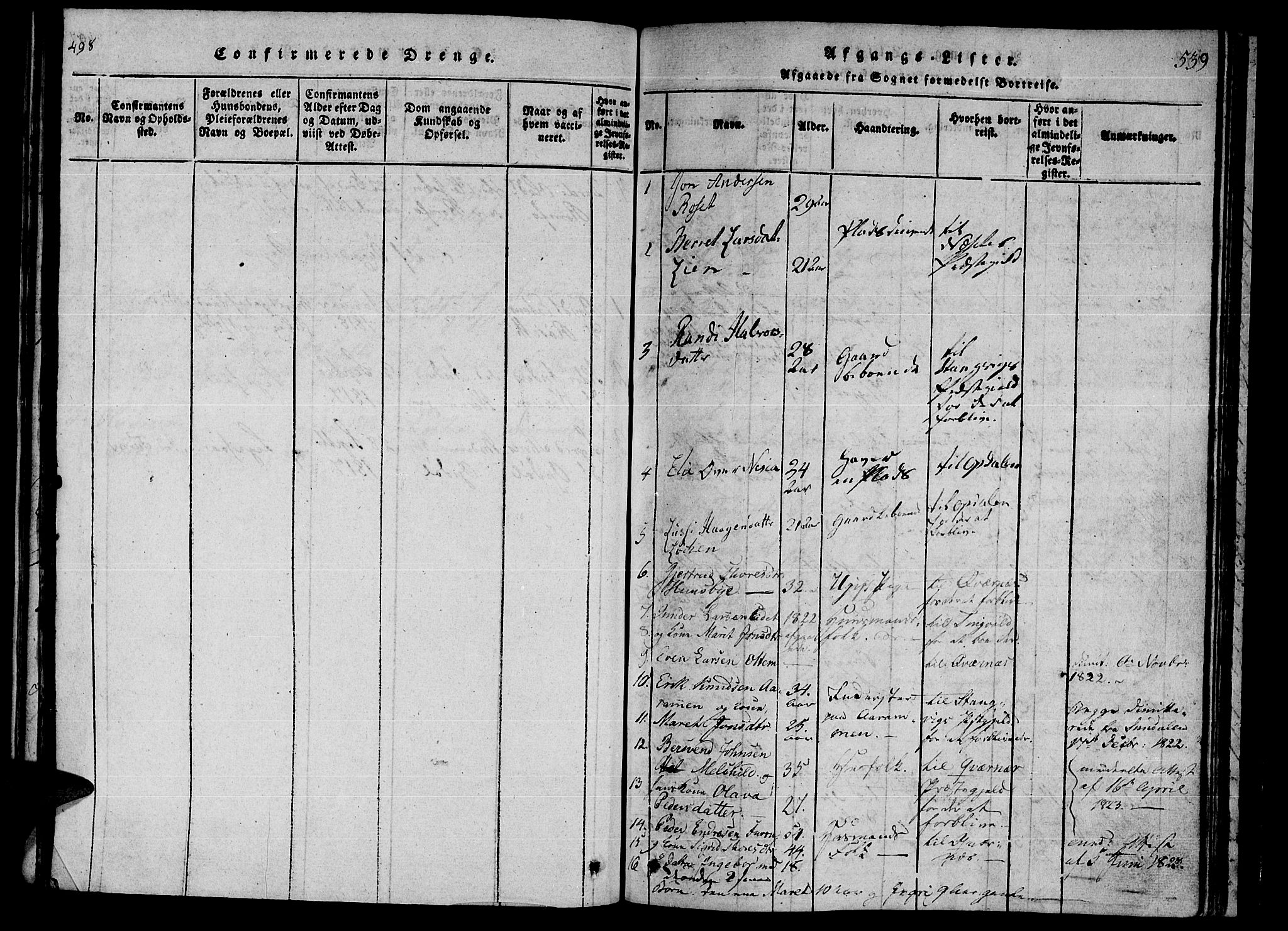 Ministerialprotokoller, klokkerbøker og fødselsregistre - Møre og Romsdal, SAT/A-1454/590/L1009: Parish register (official) no. 590A03 /1, 1819-1832, p. 498-539