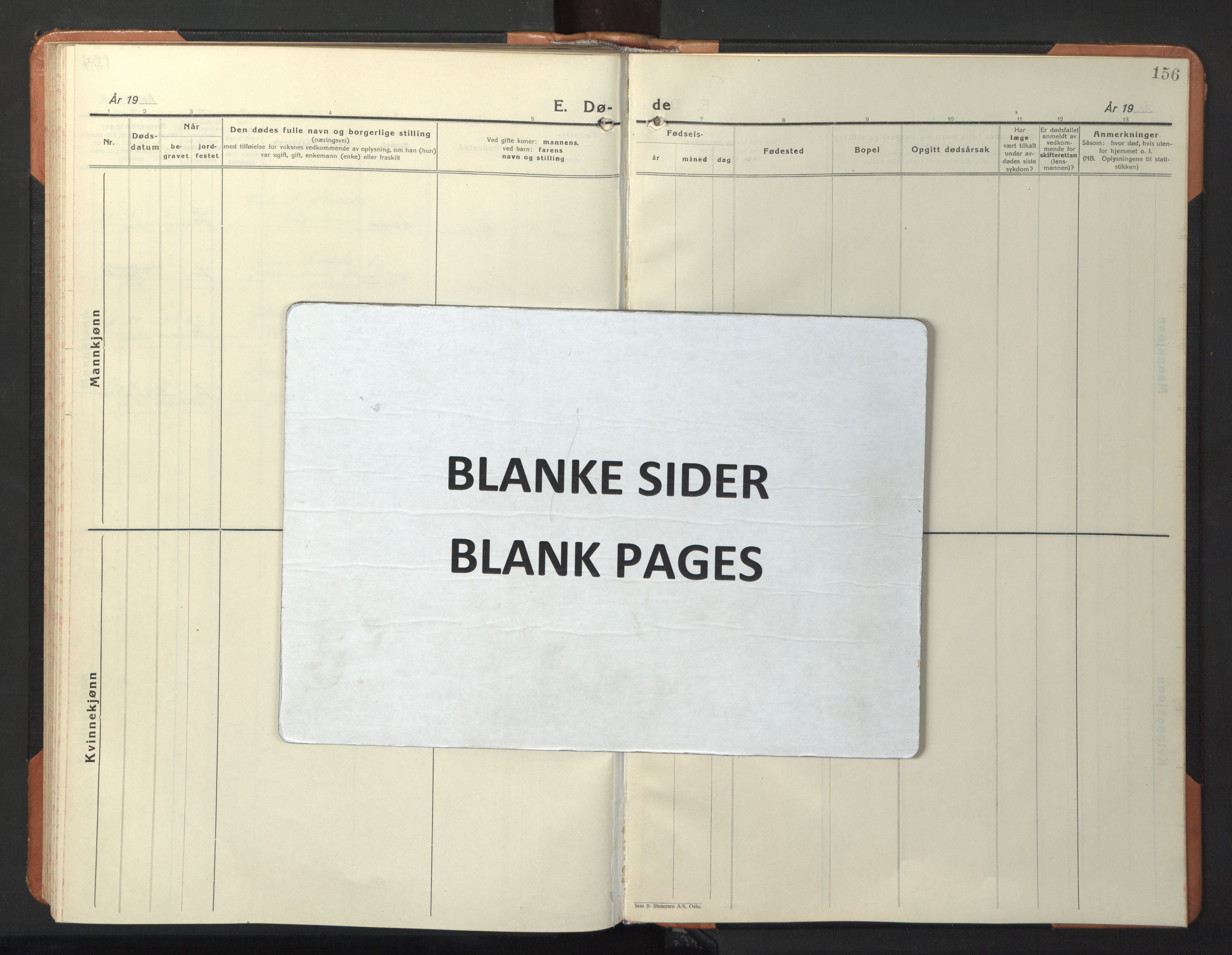 Ministerialprotokoller, klokkerbøker og fødselsregistre - Sør-Trøndelag, SAT/A-1456/618/L0454: Parish register (copy) no. 618C05, 1926-1946, p. 156