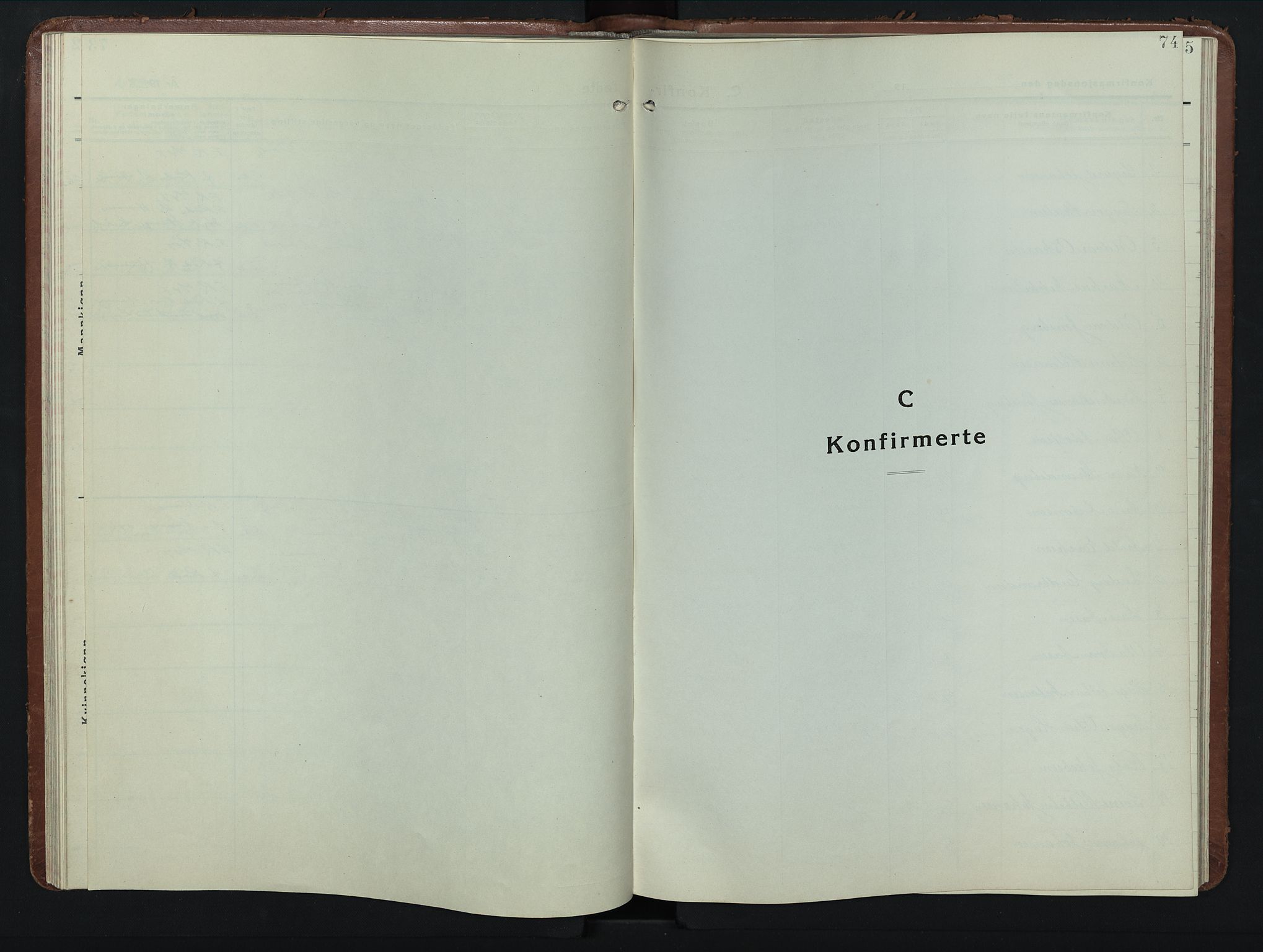 Stange prestekontor, AV/SAH-PREST-002/L/L0019: Parish register (copy) no. 19, 1929-1947, p. 74