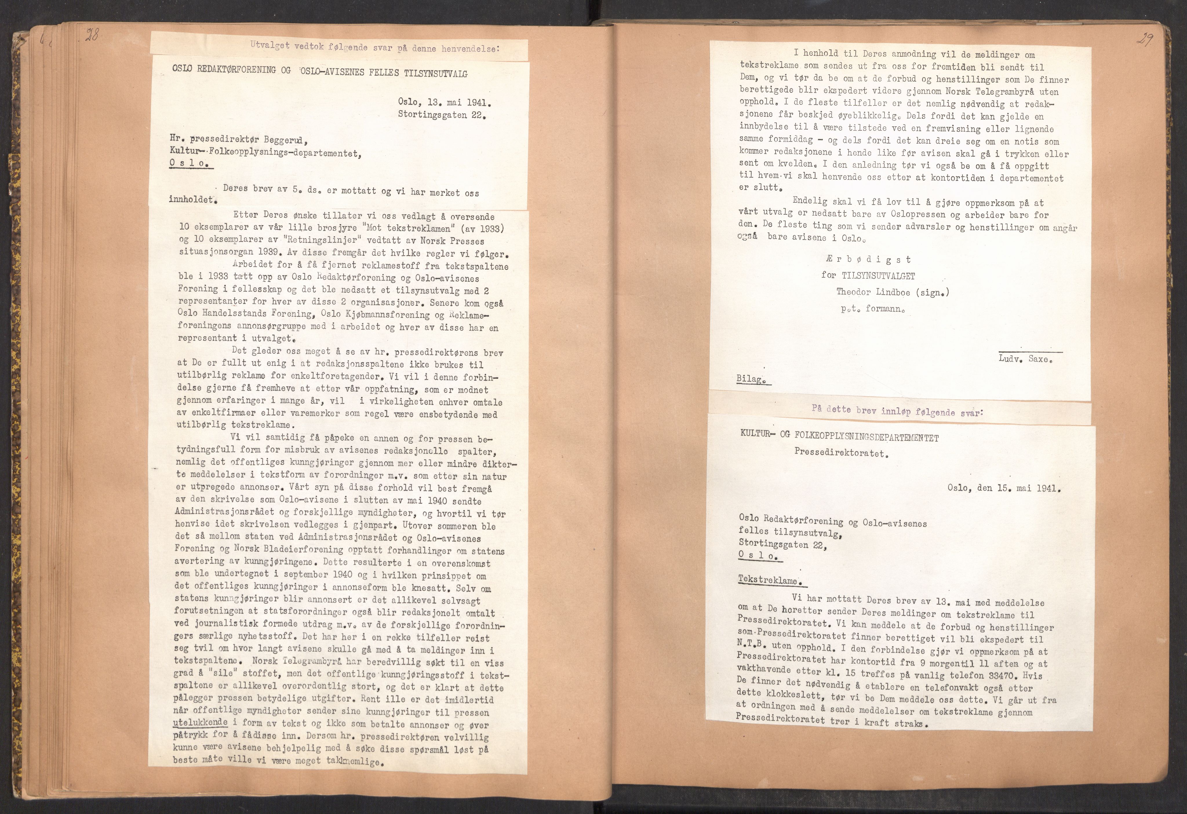 Tekstreklameutvalget, RA/PA-0854/A/Aa/L0003: Møtereferat, 1938-1955, p. 28-29
