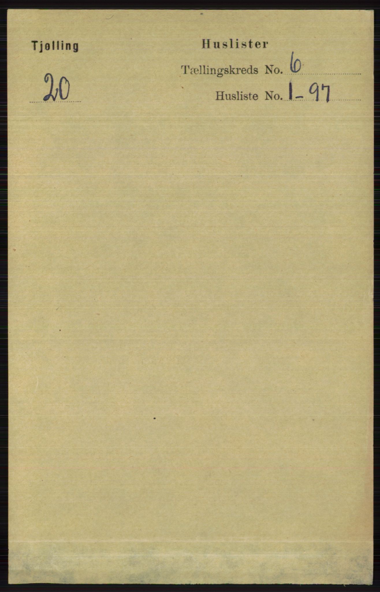 RA, 1891 census for 0725 Tjølling, 1891, p. 2800