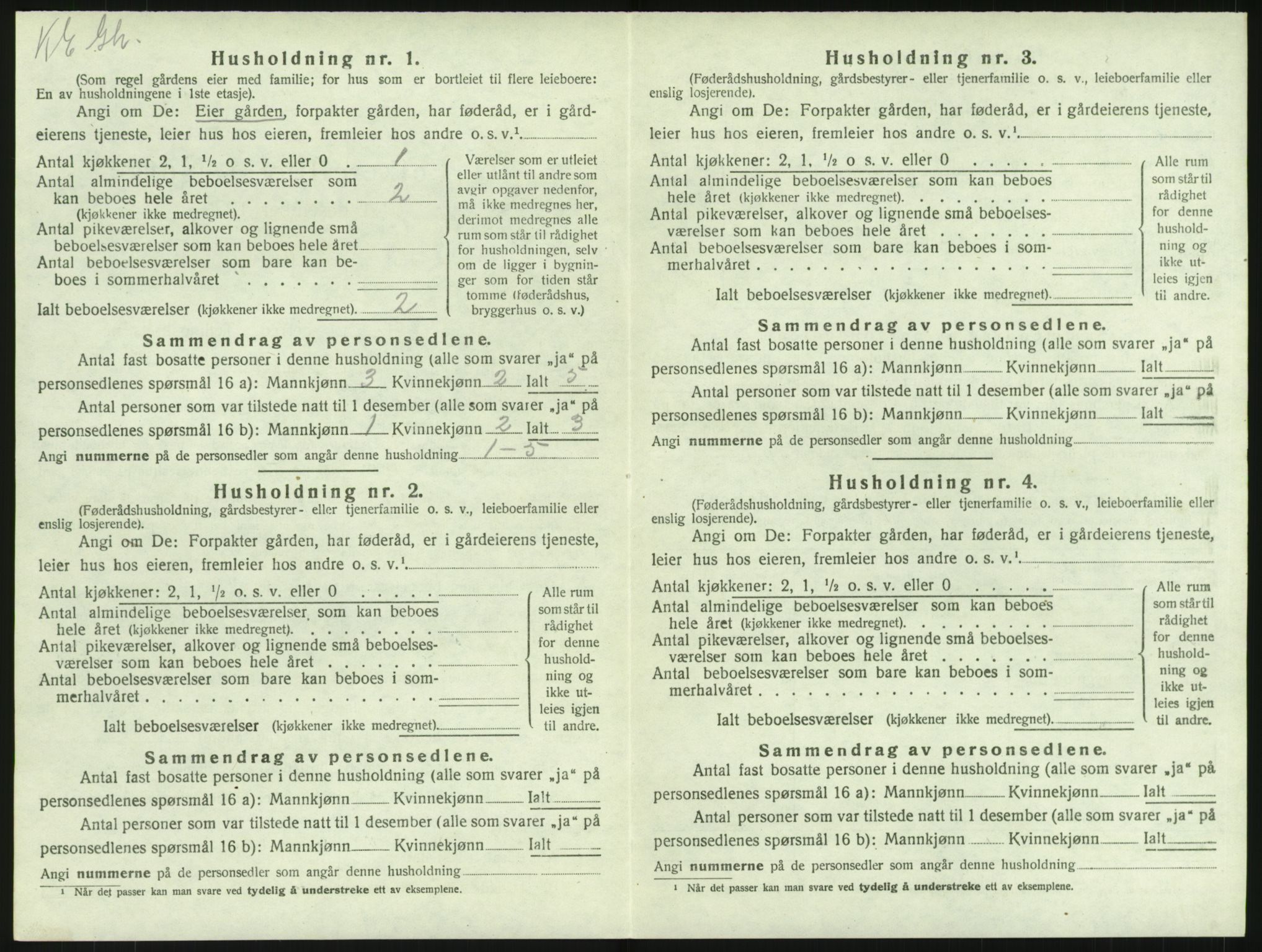 SAKO, 1920 census for Lardal, 1920, p. 516