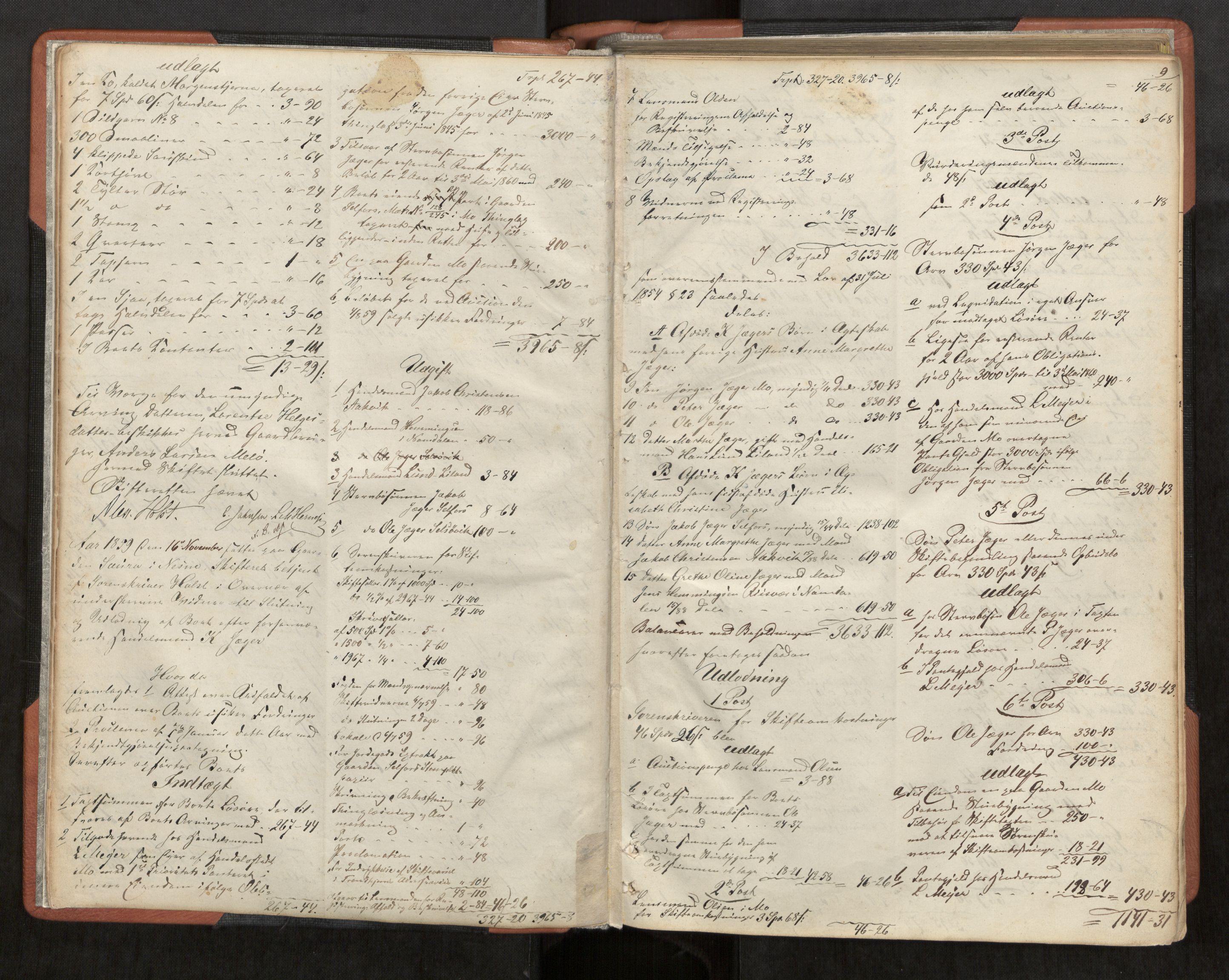 Rana sorenskriveri , AV/SAT-A-1108/1/3/3B/L0001: Skiftebehandlingsprotokoll, 1859-1872, p. 9