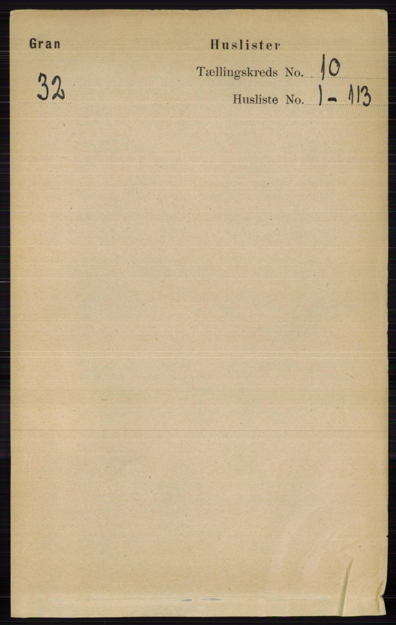 RA, 1891 census for 0534 Gran, 1891, p. 4569