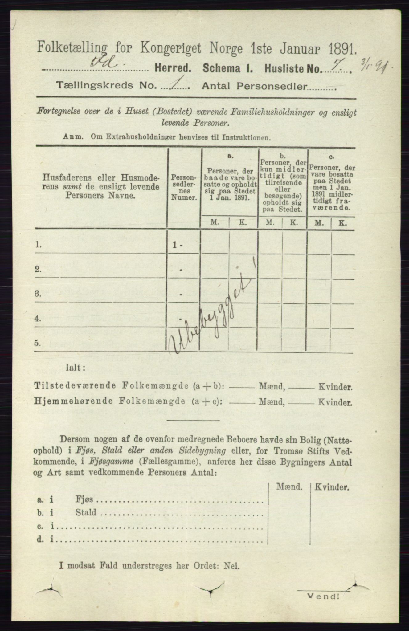 RA, 1891 census for 0117 Idd, 1891, p. 30