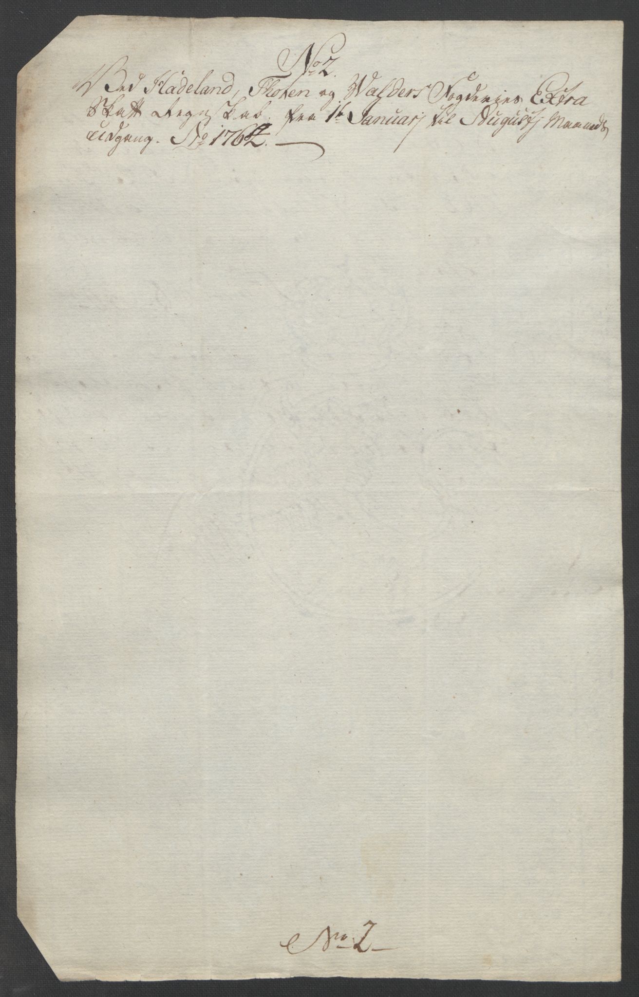 Rentekammeret inntil 1814, Reviderte regnskaper, Fogderegnskap, RA/EA-4092/R19/L1399: Fogderegnskap Toten, Hadeland og Vardal, 1762-1783, p. 62