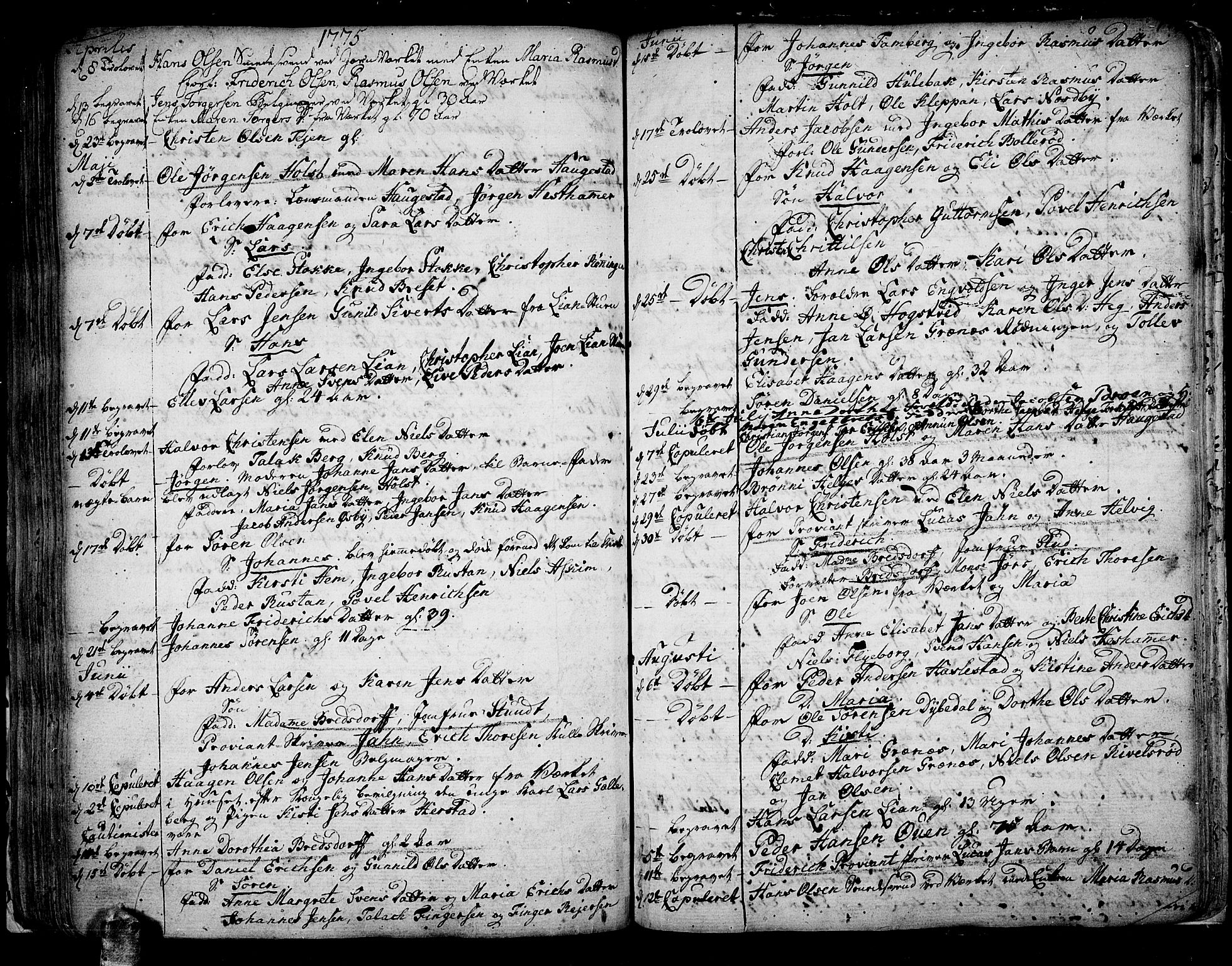 Hof kirkebøker, SAKO/A-64/F/Fa/L0002: Parish register (official) no. I 2, 1746-1781, p. 178-179