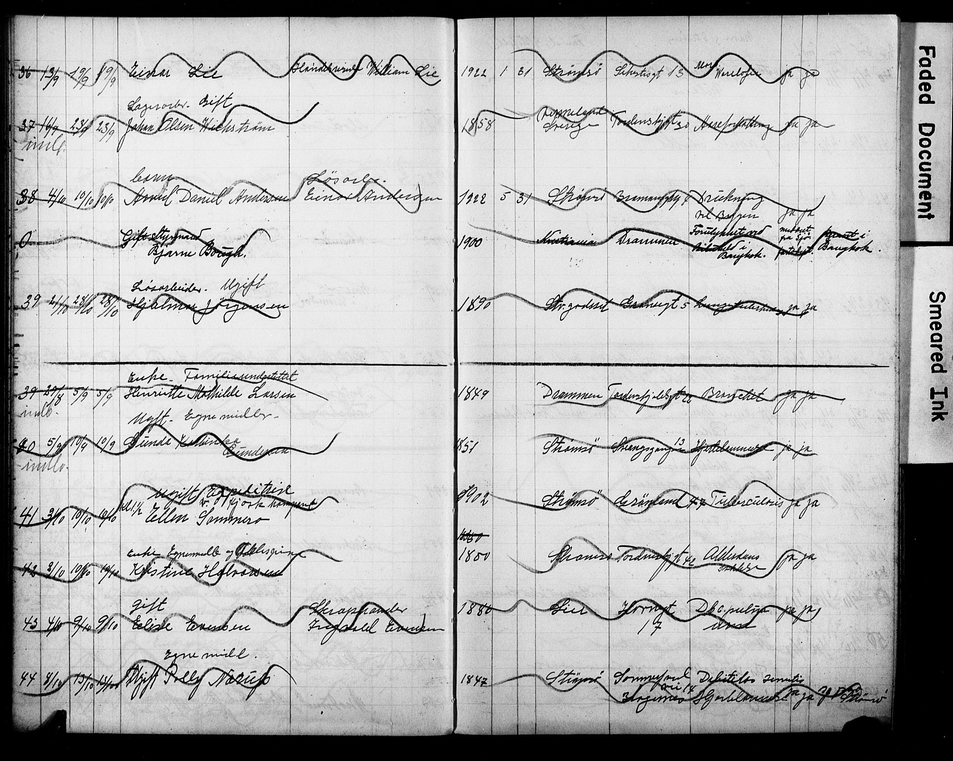 Strømsø kirkebøker, AV/SAKO-A-246/Y/Ya/L0008: Parish register draft no. I 8, 1916-1931
