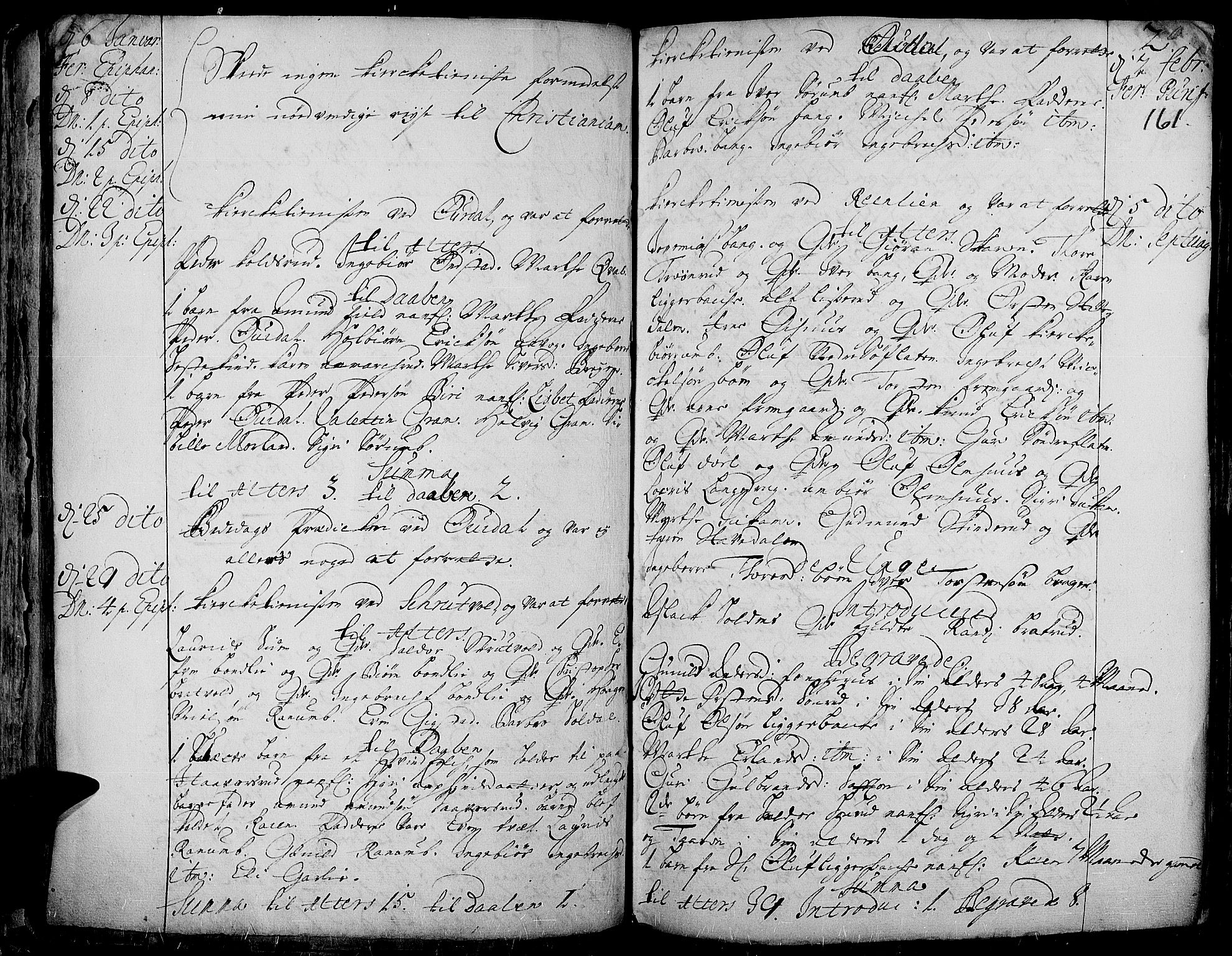 Aurdal prestekontor, SAH/PREST-126/H/Ha/Haa/L0001: Parish register (official) no. 1-3, 1692-1730, p. 161