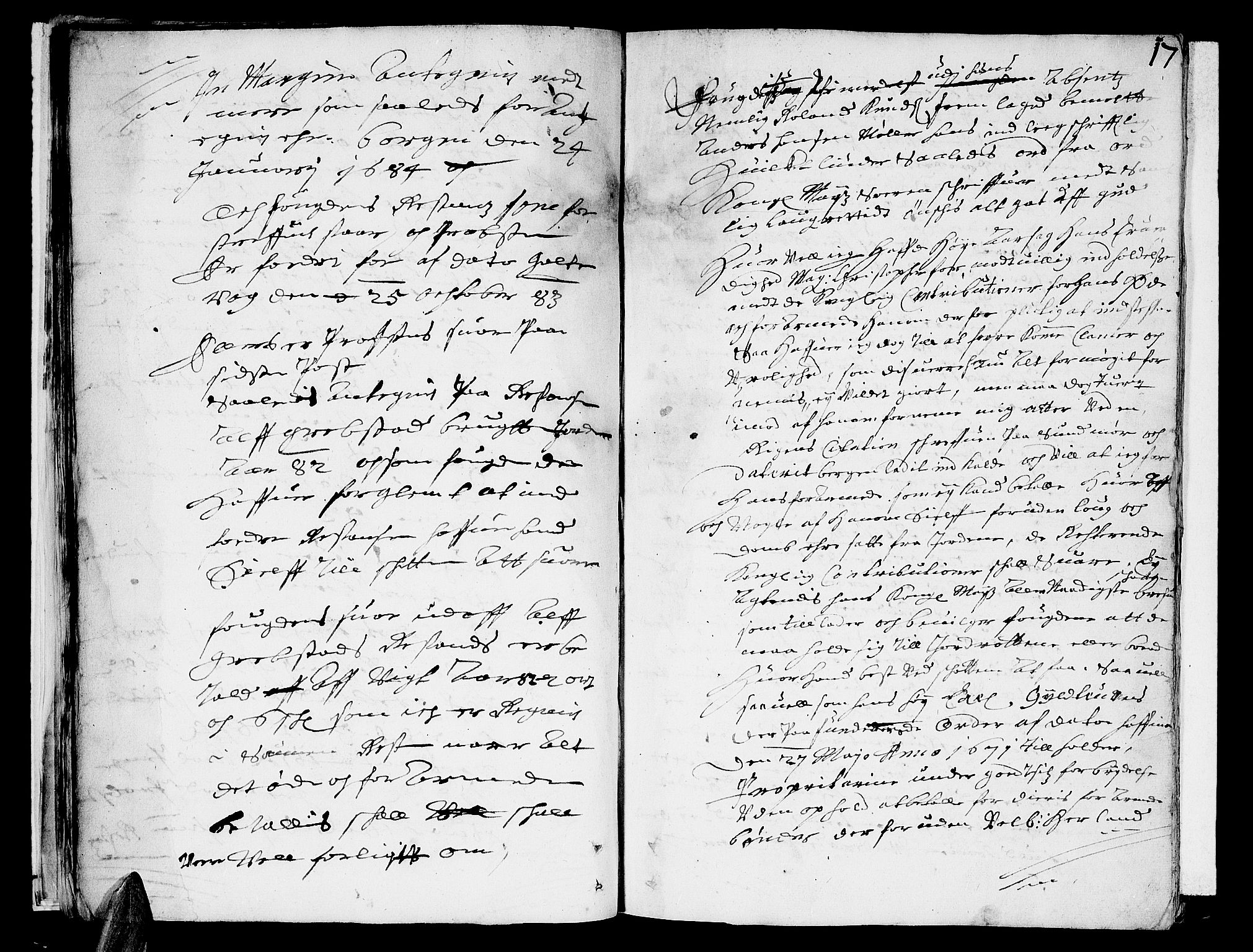 Sunnmøre sorenskriveri, AV/SAT-A-0005/1/1A/L0013: Tingbok 12, 1684, p. 16b-17a