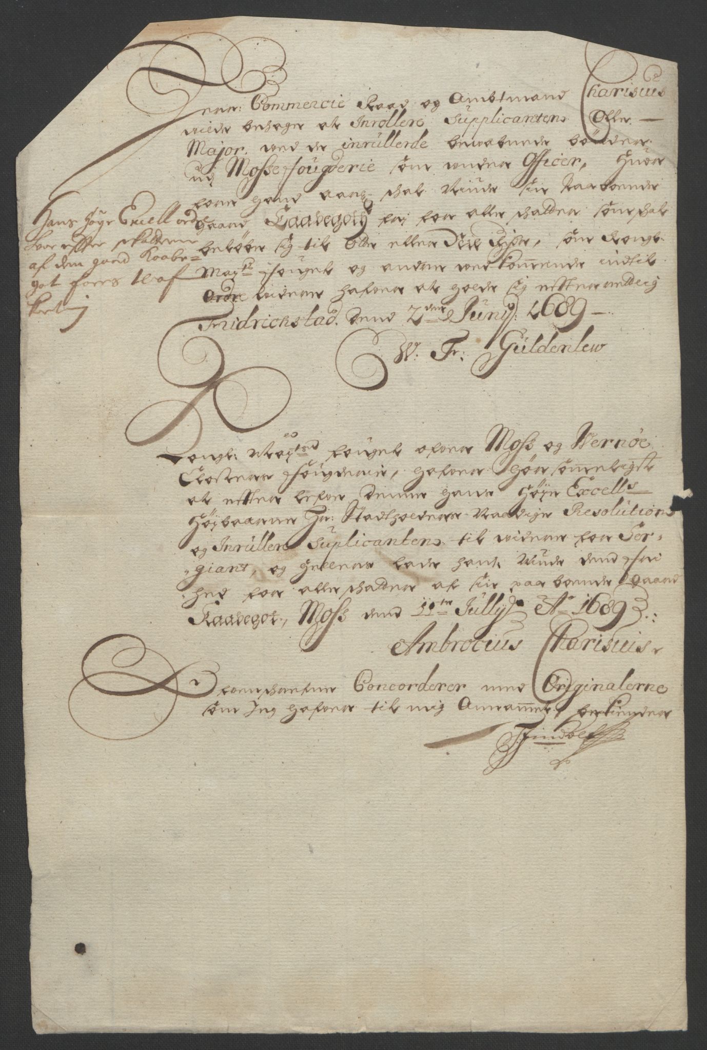 Rentekammeret inntil 1814, Reviderte regnskaper, Fogderegnskap, AV/RA-EA-4092/R02/L0108: Fogderegnskap Moss og Verne kloster, 1692-1693, p. 193