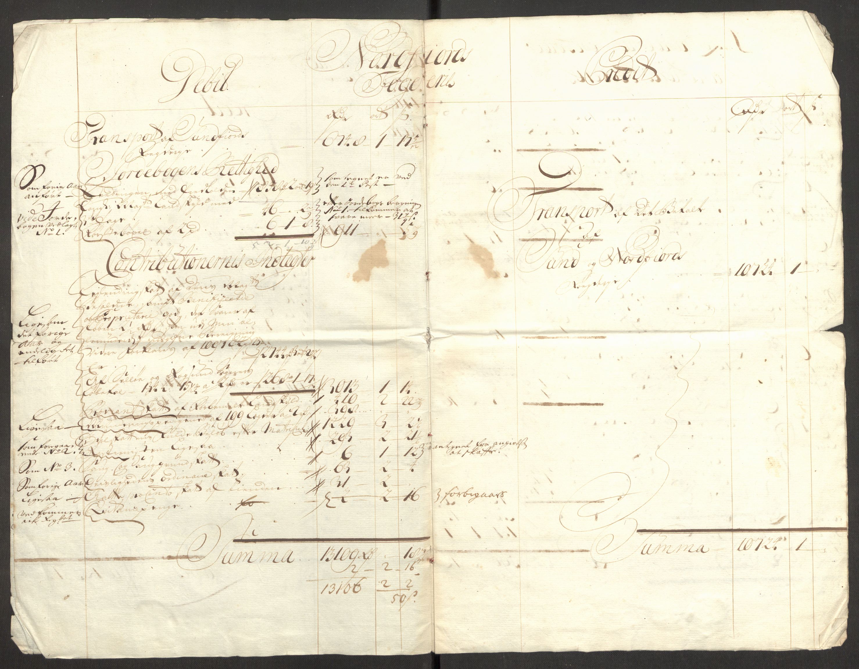 Rentekammeret inntil 1814, Reviderte regnskaper, Fogderegnskap, RA/EA-4092/R53/L3433: Fogderegnskap Sunn- og Nordfjord, 1710-1711, p. 7