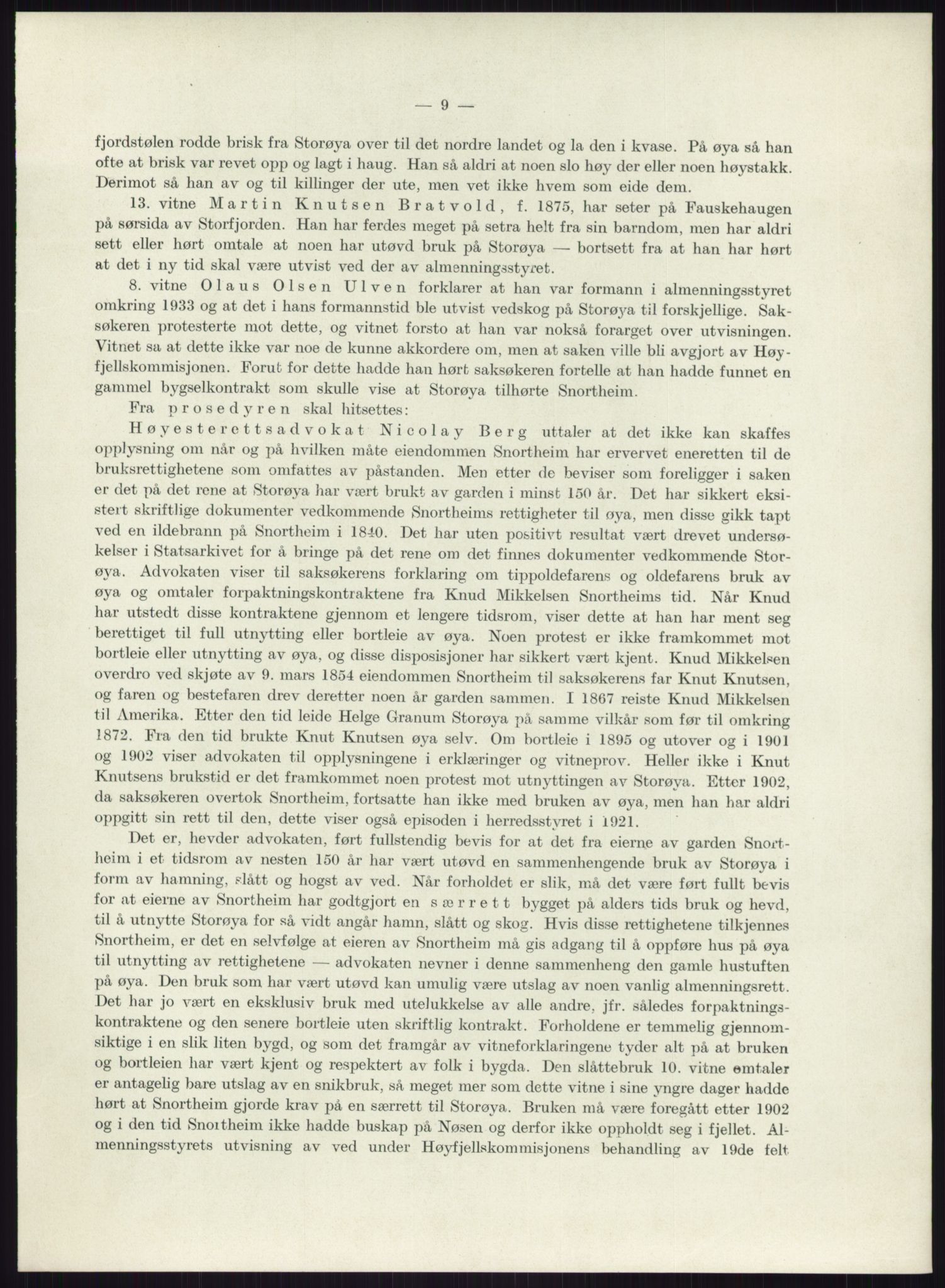 Høyfjellskommisjonen, AV/RA-S-1546/X/Xa/L0001: Nr. 1-33, 1909-1953, p. 6335