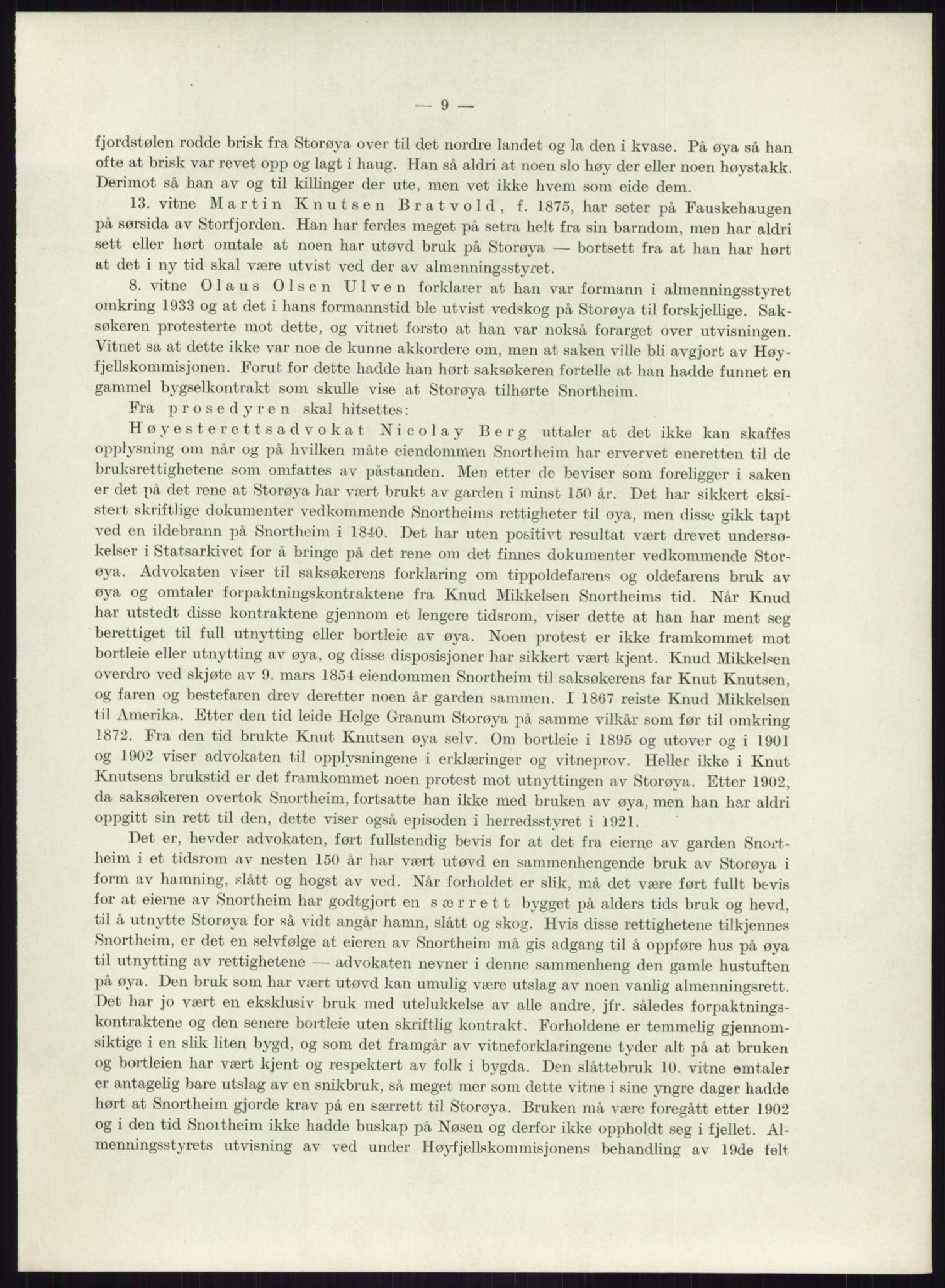 Høyfjellskommisjonen, AV/RA-S-1546/X/Xa/L0001: Nr. 1-33, 1909-1953, p. 6335