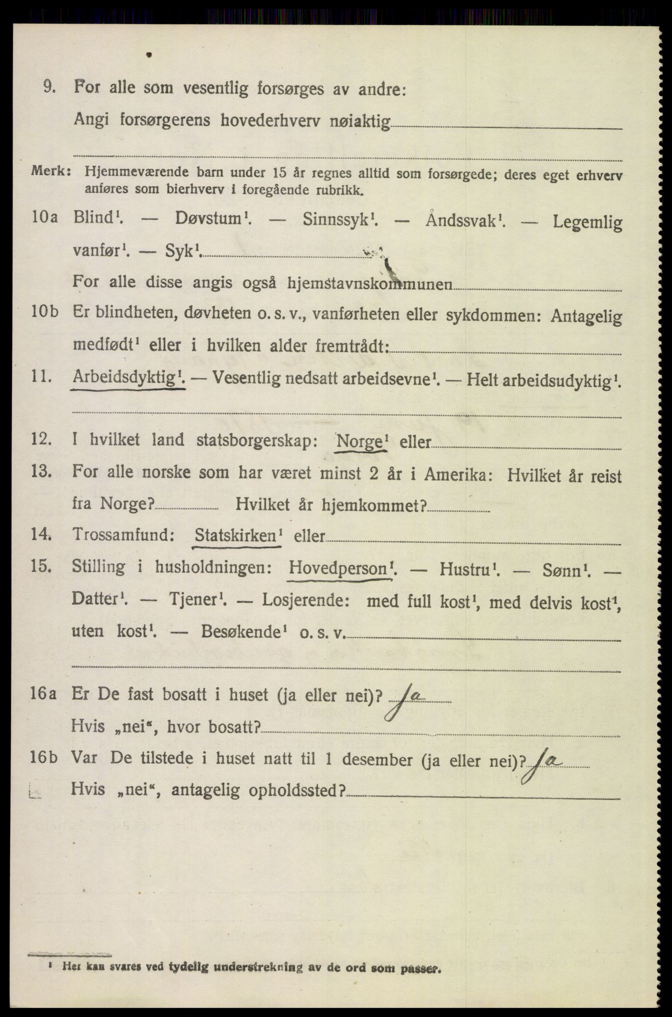 SAH, 1920 census for Tolga, 1920, p. 8146