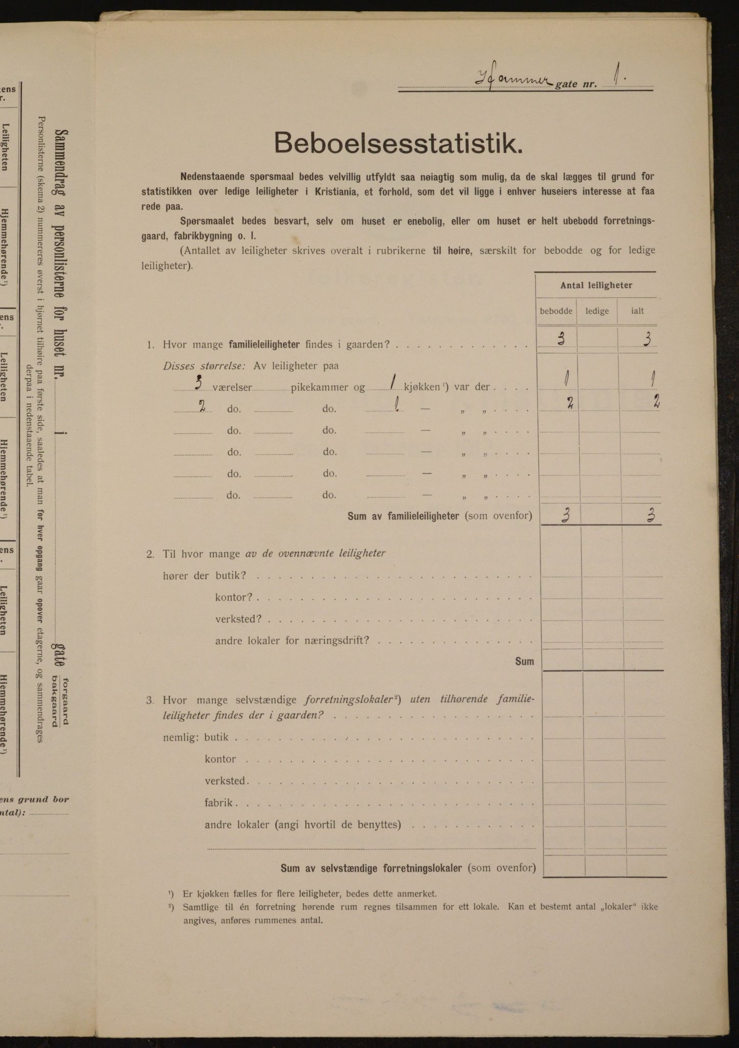 OBA, Municipal Census 1912 for Kristiania, 1912, p. 34288