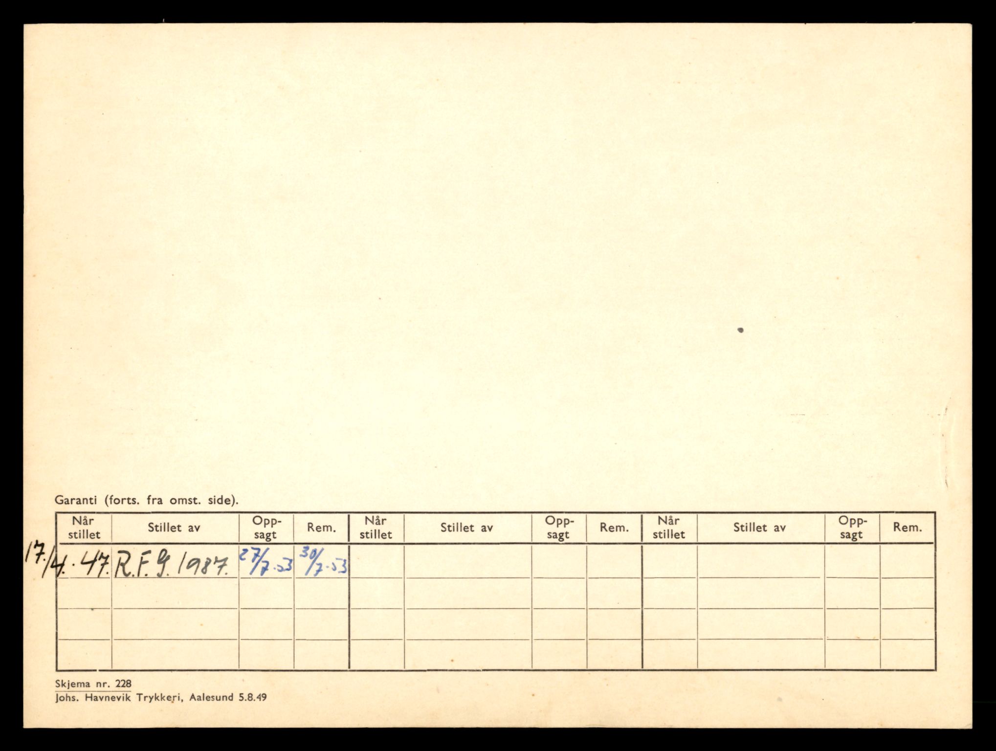 Møre og Romsdal vegkontor - Ålesund trafikkstasjon, AV/SAT-A-4099/F/Fe/L0010: Registreringskort for kjøretøy T 1050 - T 1169, 1927-1998, p. 1169