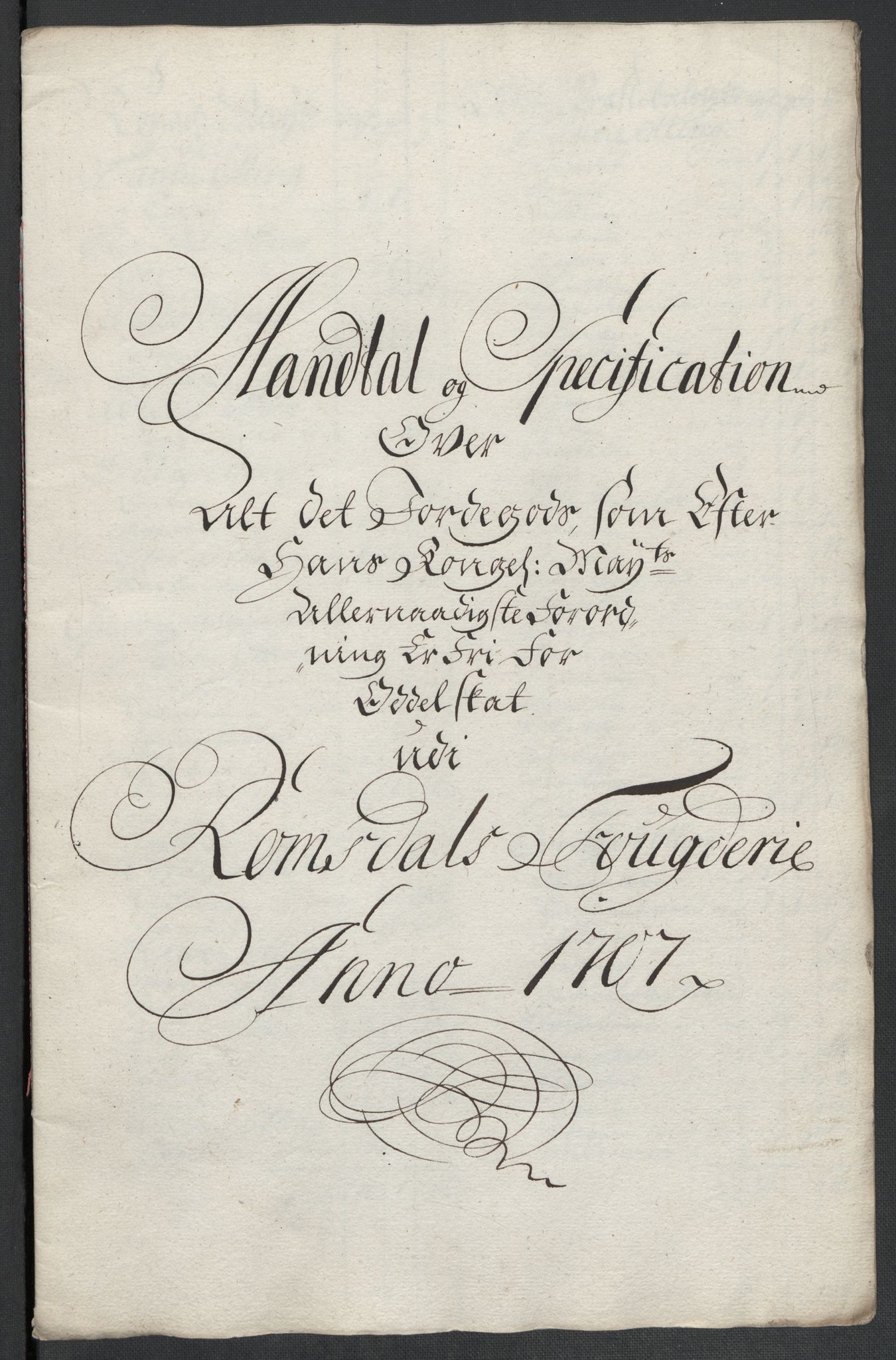 Rentekammeret inntil 1814, Reviderte regnskaper, Fogderegnskap, AV/RA-EA-4092/R55/L3658: Fogderegnskap Romsdal, 1707-1708, p. 132