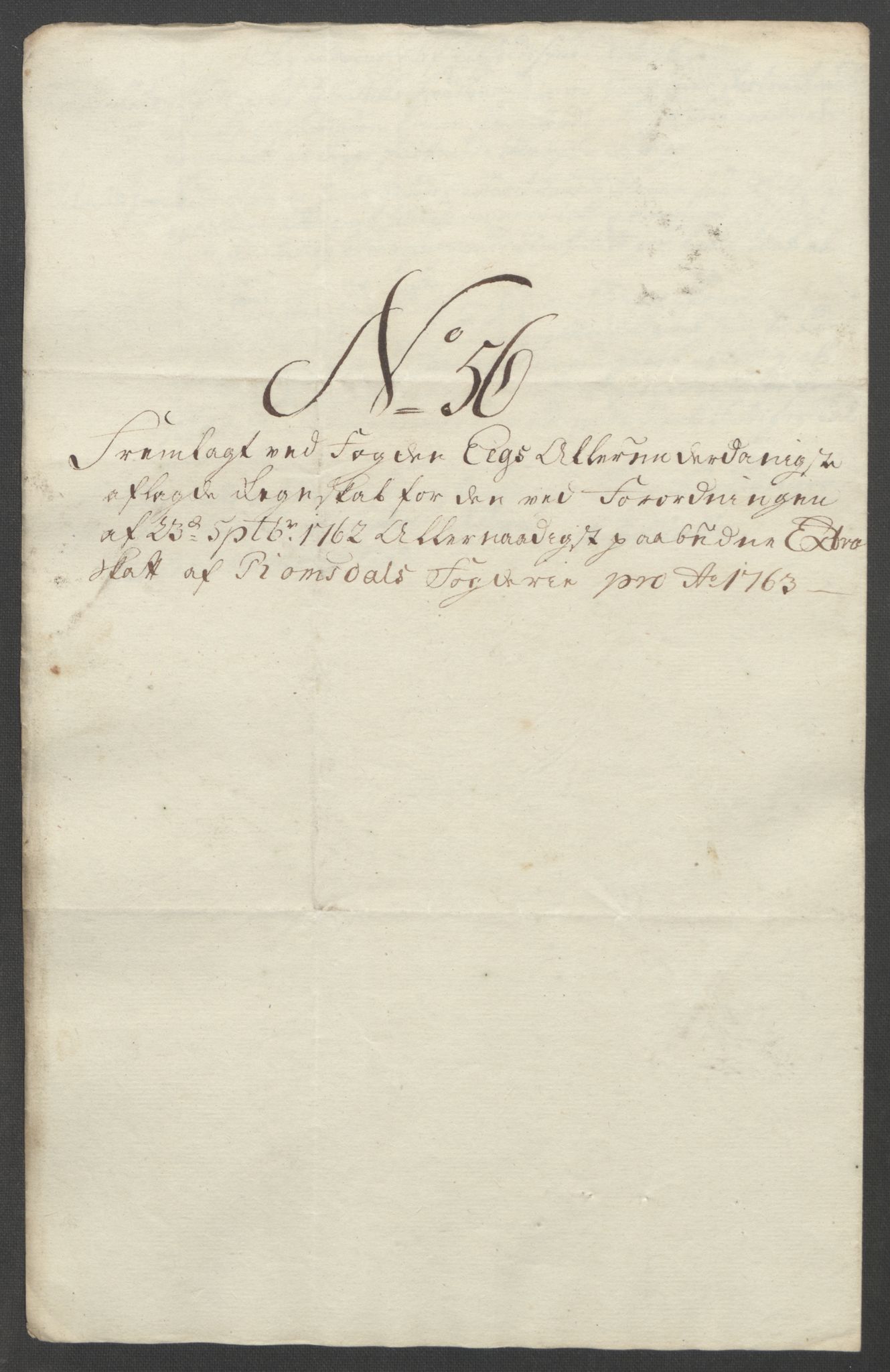 Rentekammeret inntil 1814, Reviderte regnskaper, Fogderegnskap, AV/RA-EA-4092/R55/L3730: Ekstraskatten Romsdal, 1762-1763, p. 485