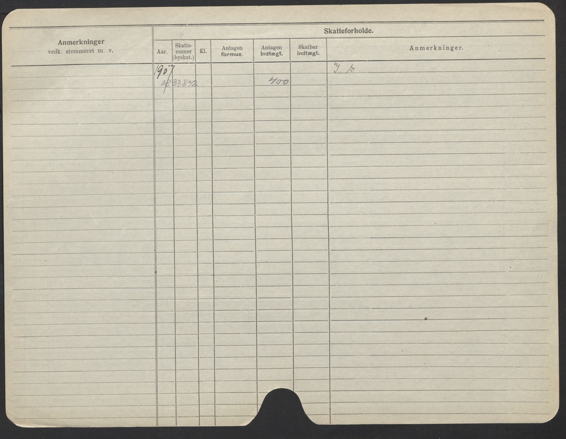 Oslo folkeregister, Registerkort, AV/SAO-A-11715/F/Fa/Fac/L0017: Kvinner, 1906-1914, p. 328b