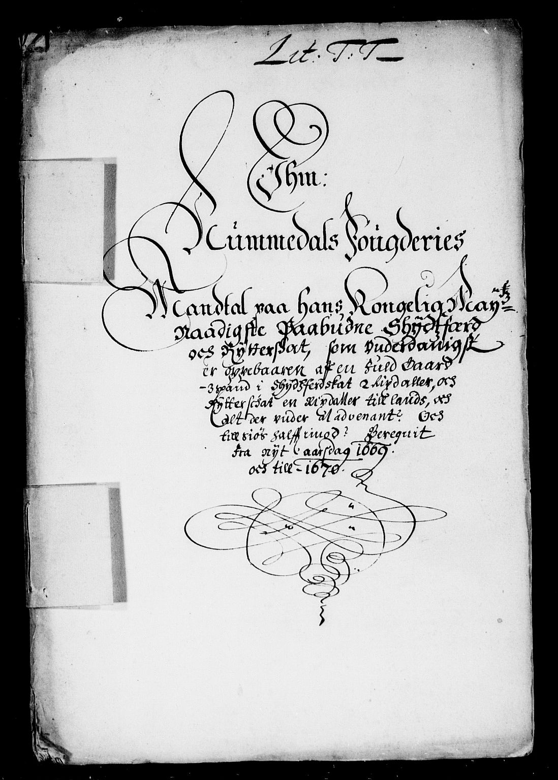Rentekammeret inntil 1814, Reviderte regnskaper, Stiftamtstueregnskaper, Trondheim stiftamt og Nordland amt, RA/EA-6044/R/Rd/L0028: Trondheim stiftamt, 1667-1669
