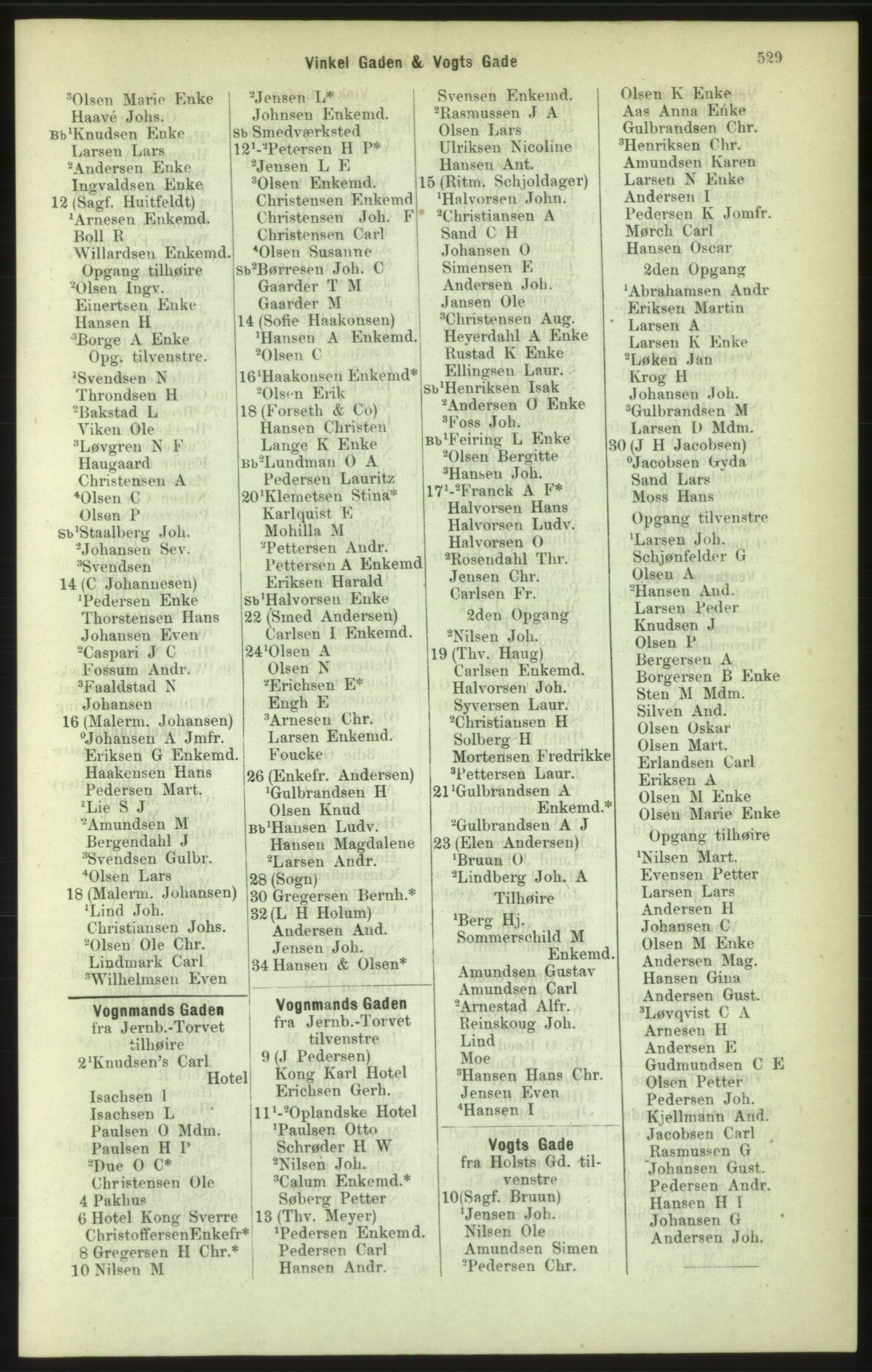 Kristiania/Oslo adressebok, PUBL/-, 1886, p. 529