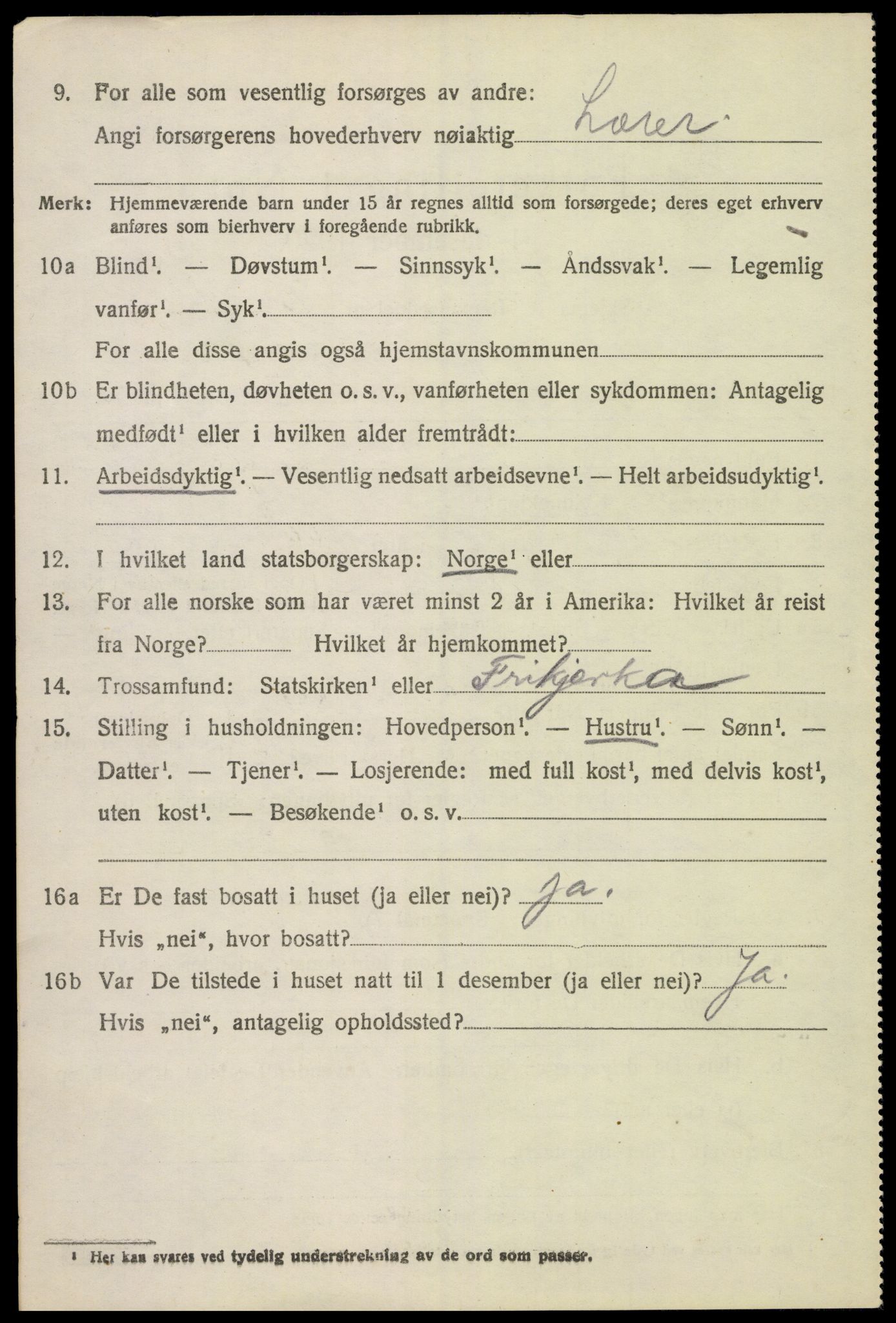 SAH, 1920 census for Romedal, 1920, p. 1942