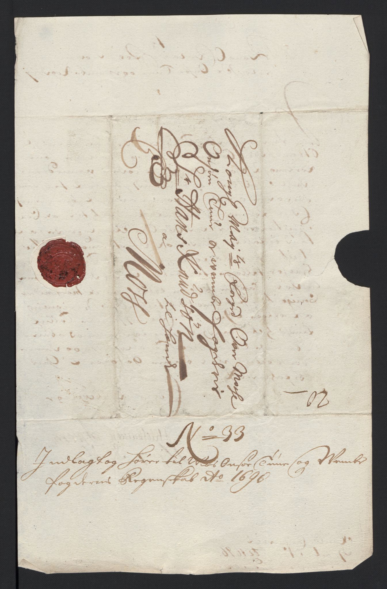 Rentekammeret inntil 1814, Reviderte regnskaper, Fogderegnskap, AV/RA-EA-4092/R04/L0124: Fogderegnskap Moss, Onsøy, Tune, Veme og Åbygge, 1696, p. 179