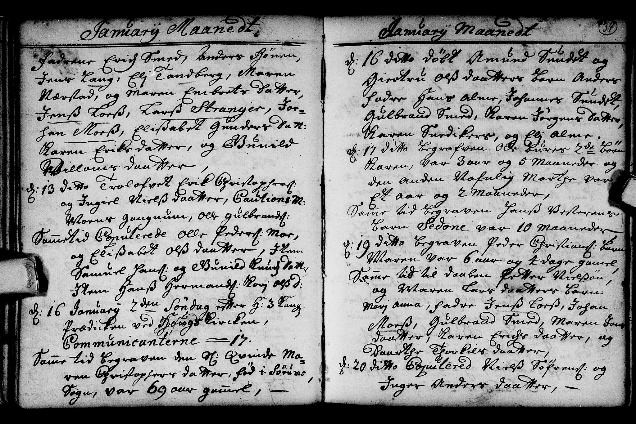 Norderhov kirkebøker, AV/SAKO-A-237/G/Ga/L0001: Parish register (copy) no. I 1, 1717-1725, p. 34