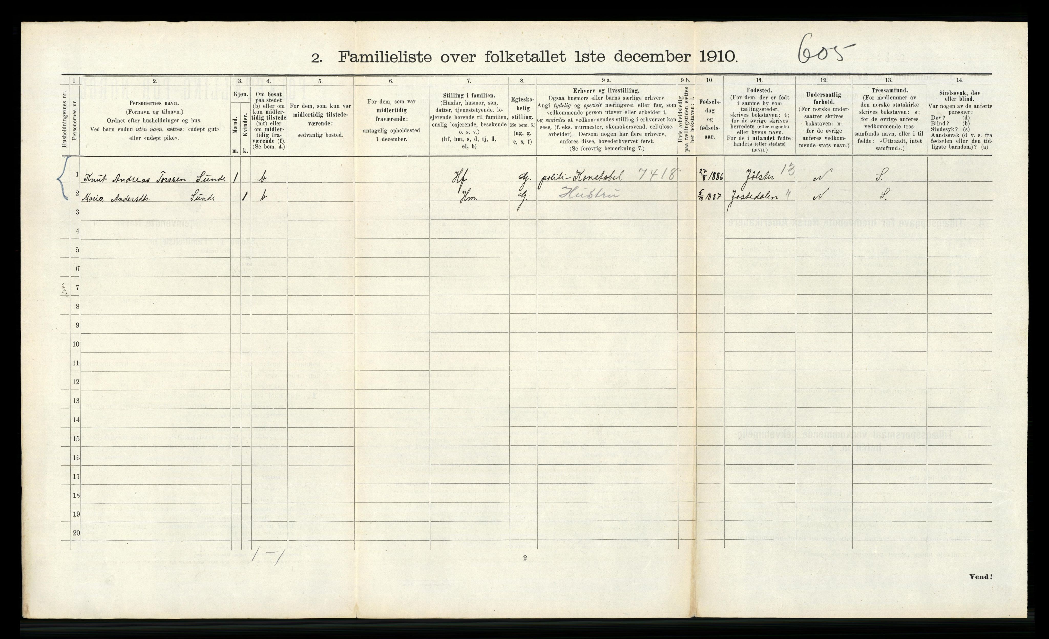 RA, 1910 census for Bergen, 1910, p. 29846