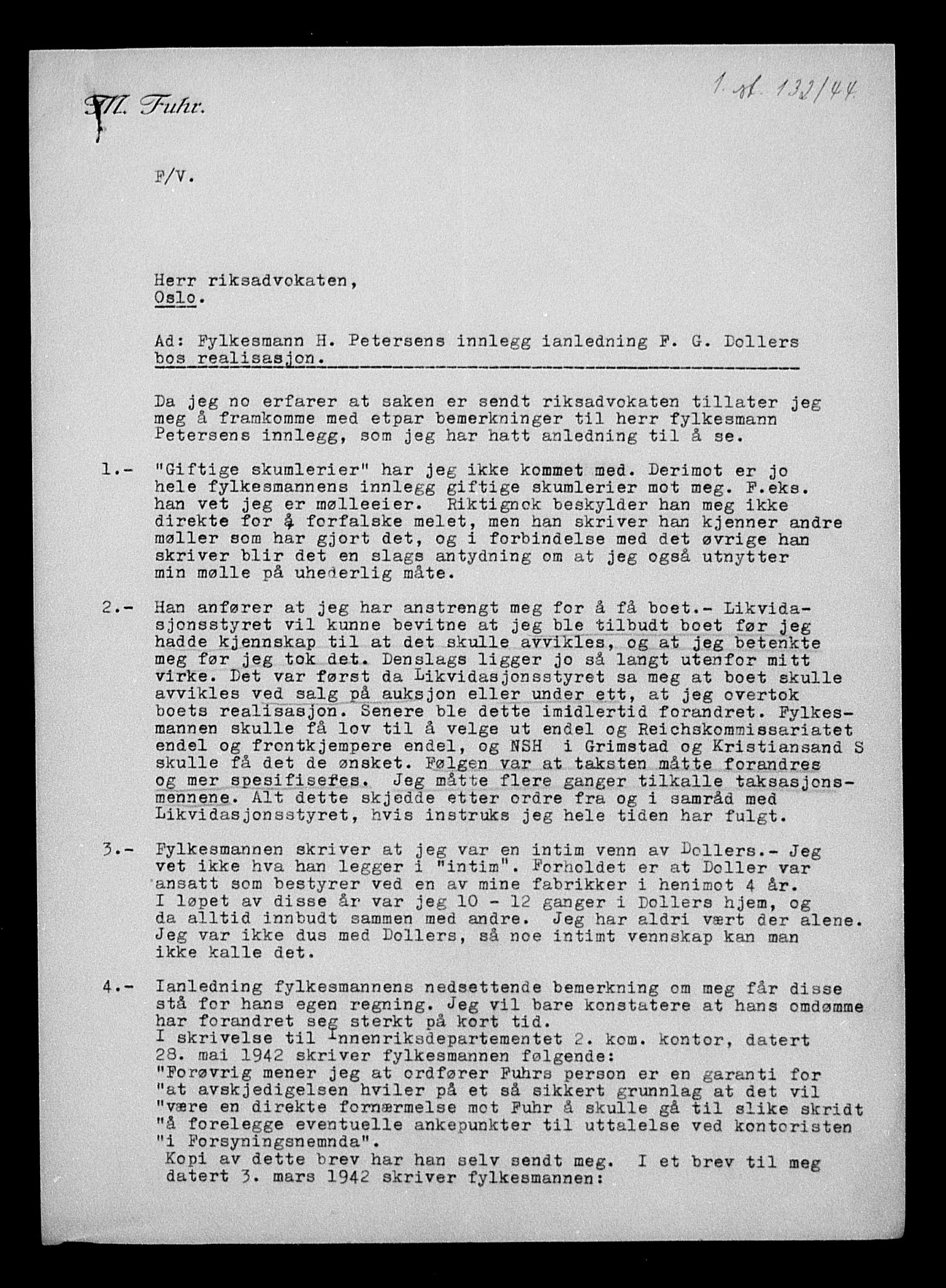 Justisdepartementet, Tilbakeføringskontoret for inndratte formuer, AV/RA-S-1564/H/Hc/Hcd/L0993: --, 1945-1947, p. 623