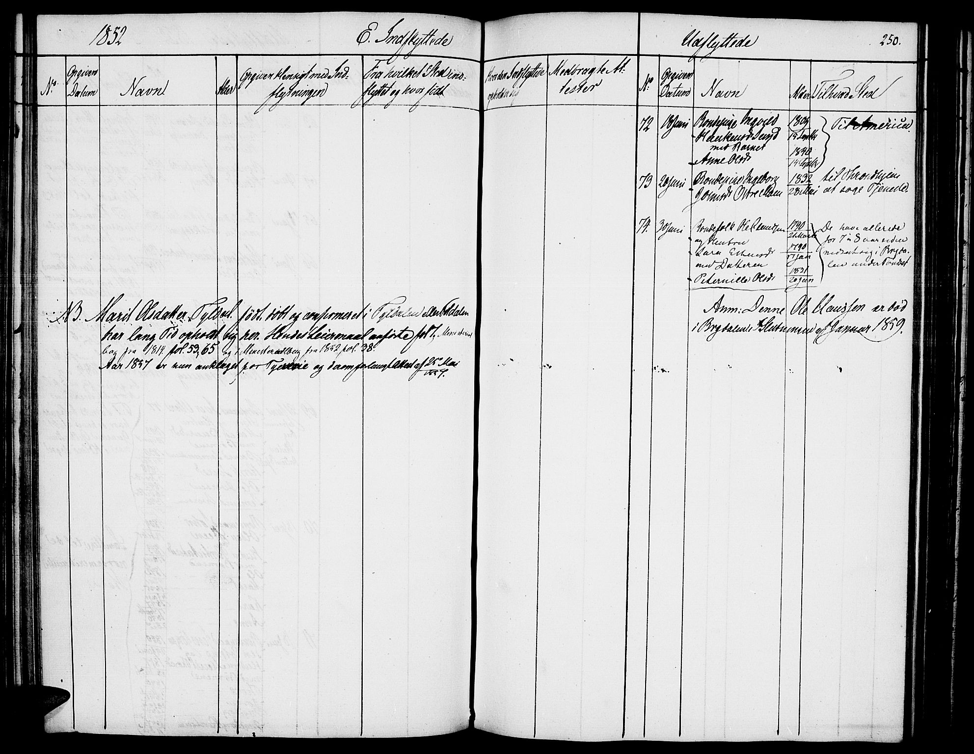 Tolga prestekontor, SAH/PREST-062/K/L0005: Parish register (official) no. 5, 1836-1852, p. 250