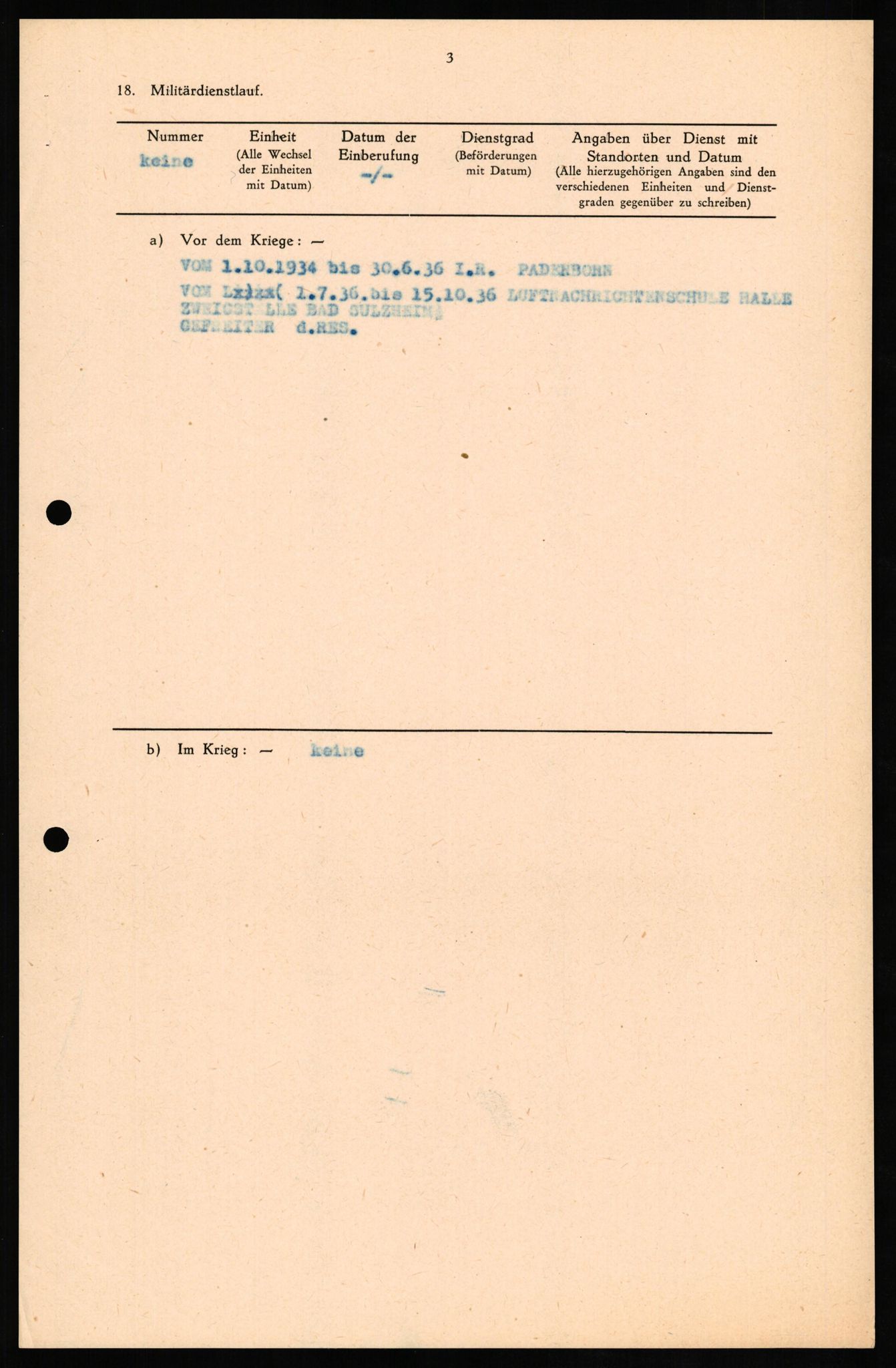 Forsvaret, Forsvarets overkommando II, AV/RA-RAFA-3915/D/Db/L0014: CI Questionaires. Tyske okkupasjonsstyrker i Norge. Tyskere., 1945-1946, p. 23