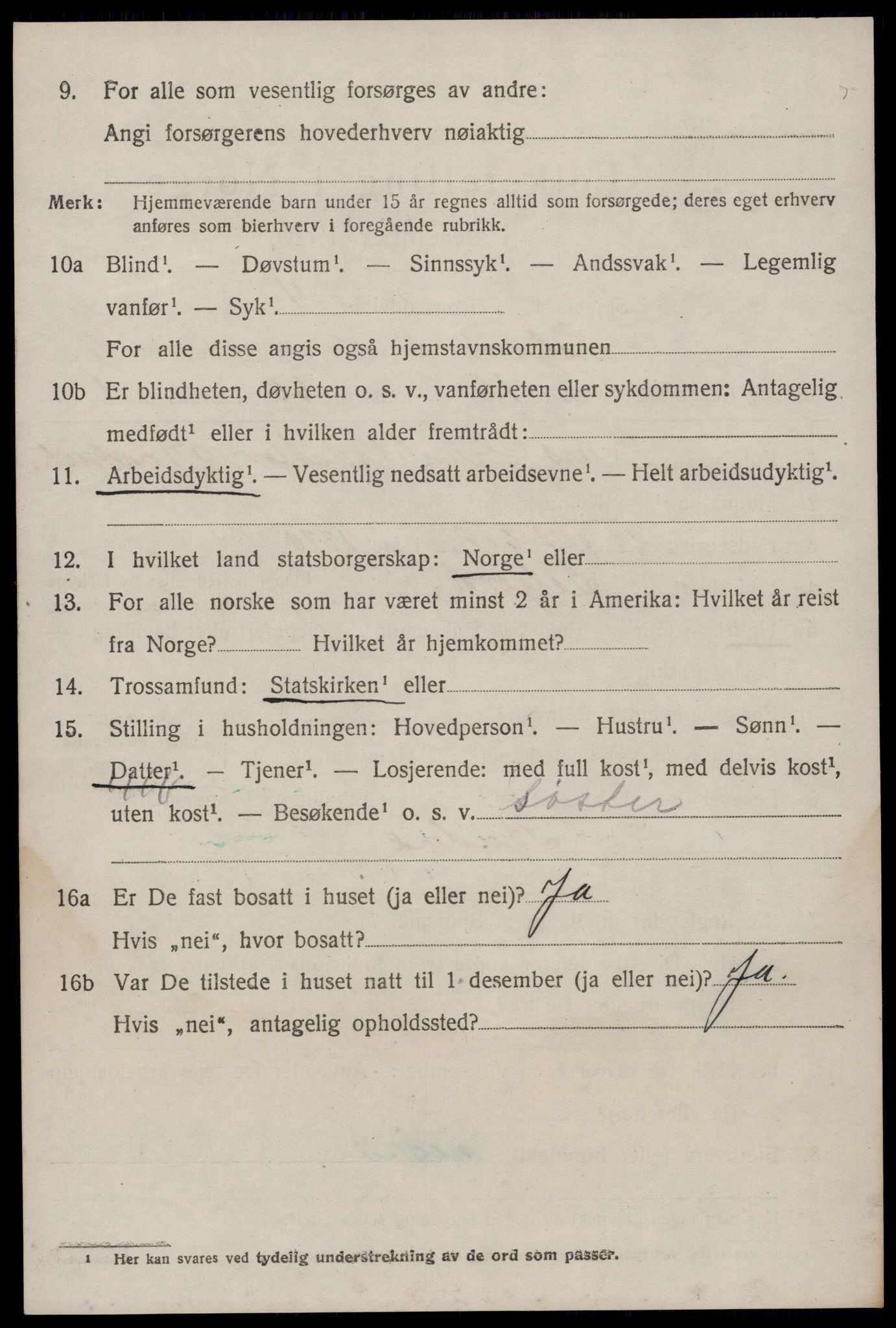 SAKO, 1920 census for Seljord, 1920, p. 4047