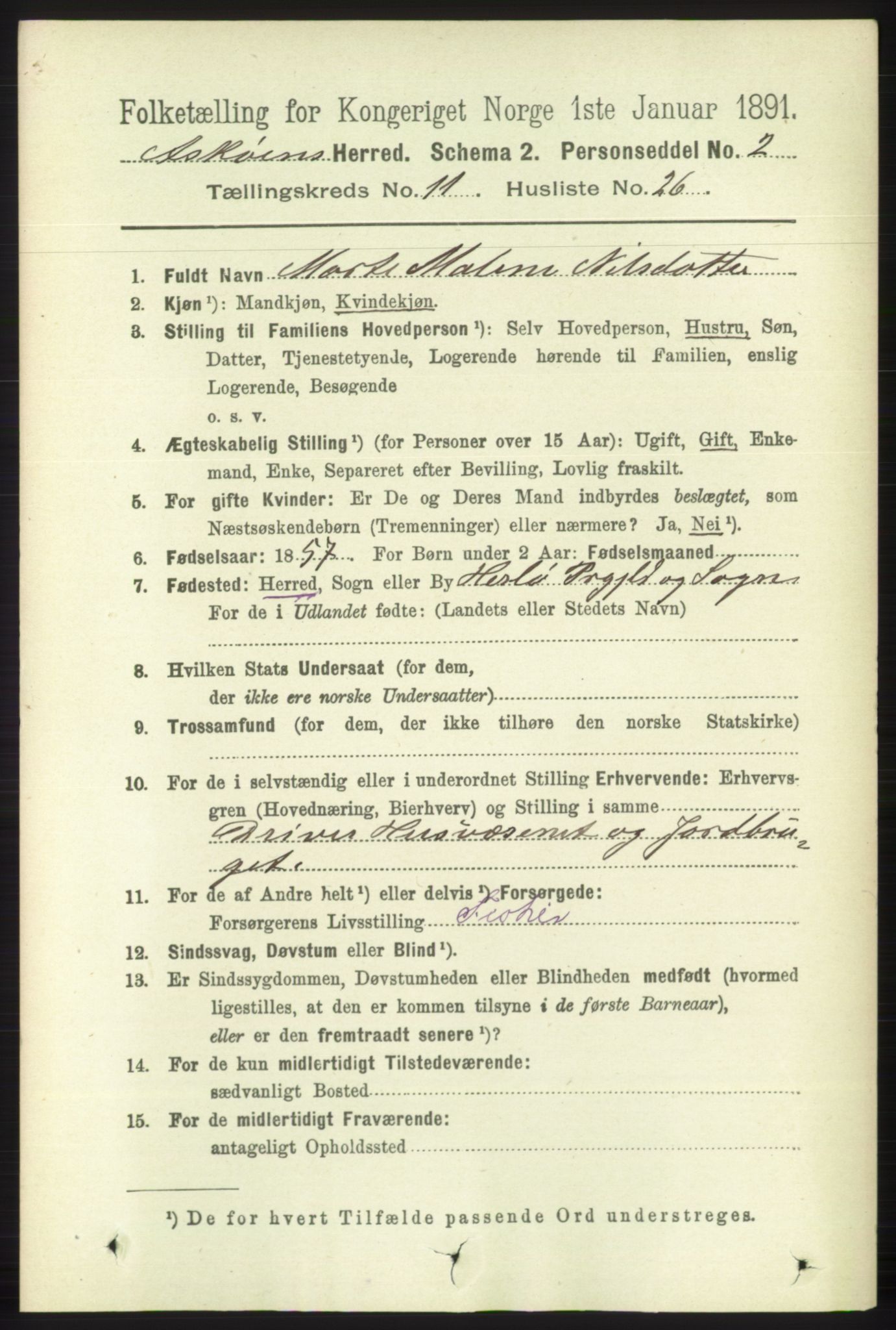 RA, 1891 census for 1247 Askøy, 1891, p. 7428