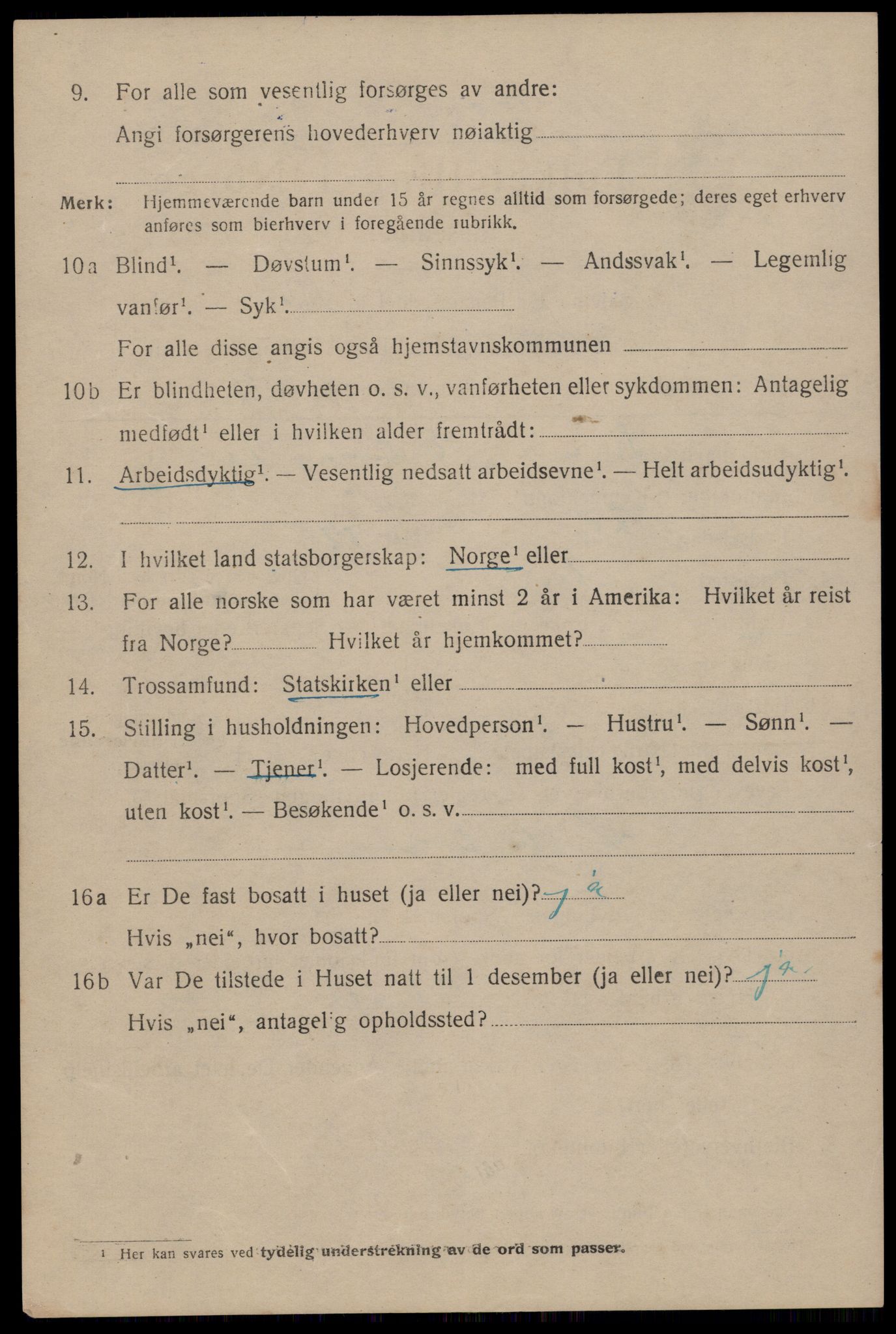 SAT, 1920 census for Trondheim, 1920, p. 77233