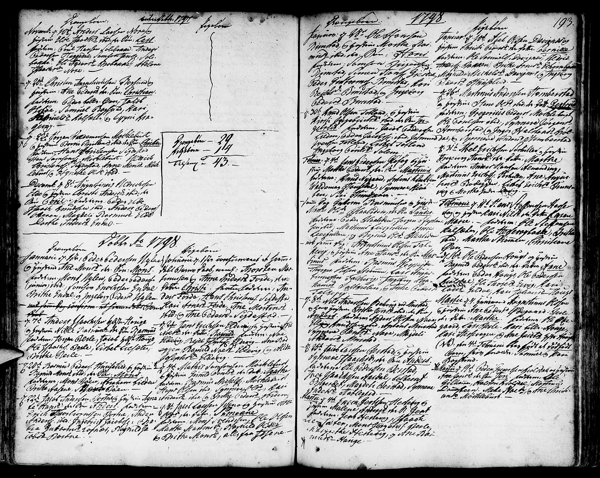 Davik sokneprestembete, SAB/A-79701/H/Haa/Haaa/L0002: Parish register (official) no. A 2, 1742-1816, p. 193