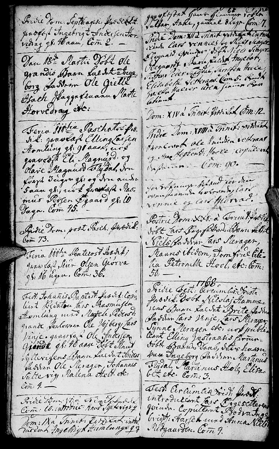 Ministerialprotokoller, klokkerbøker og fødselsregistre - Møre og Romsdal, SAT/A-1454/519/L0243: Parish register (official) no. 519A02, 1760-1770, p. 120