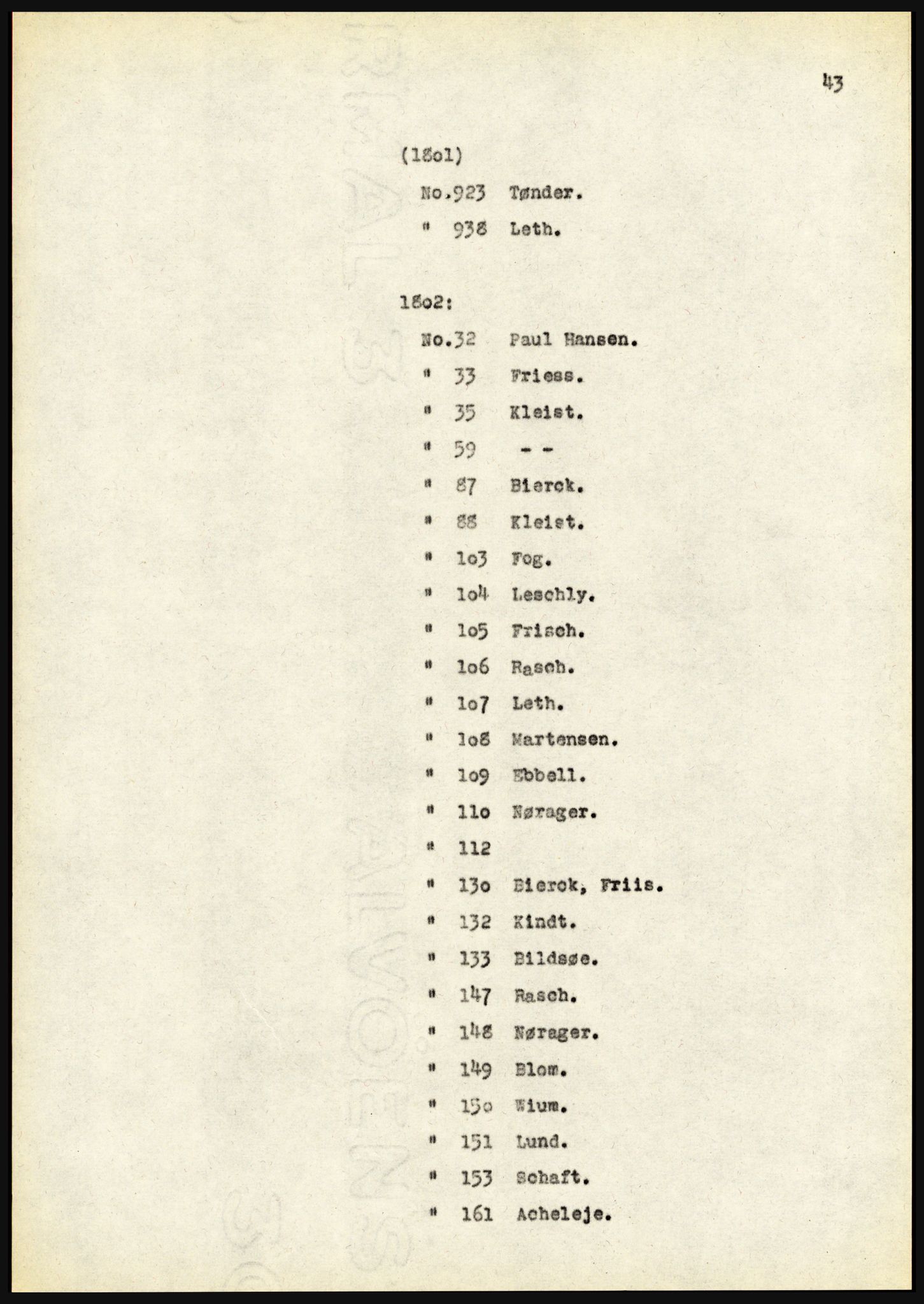 Riksarkivet, Seksjon for eldre arkiv og spesialsamlinger, AV/RA-EA-6797/H/Ha, 1953, p. 43