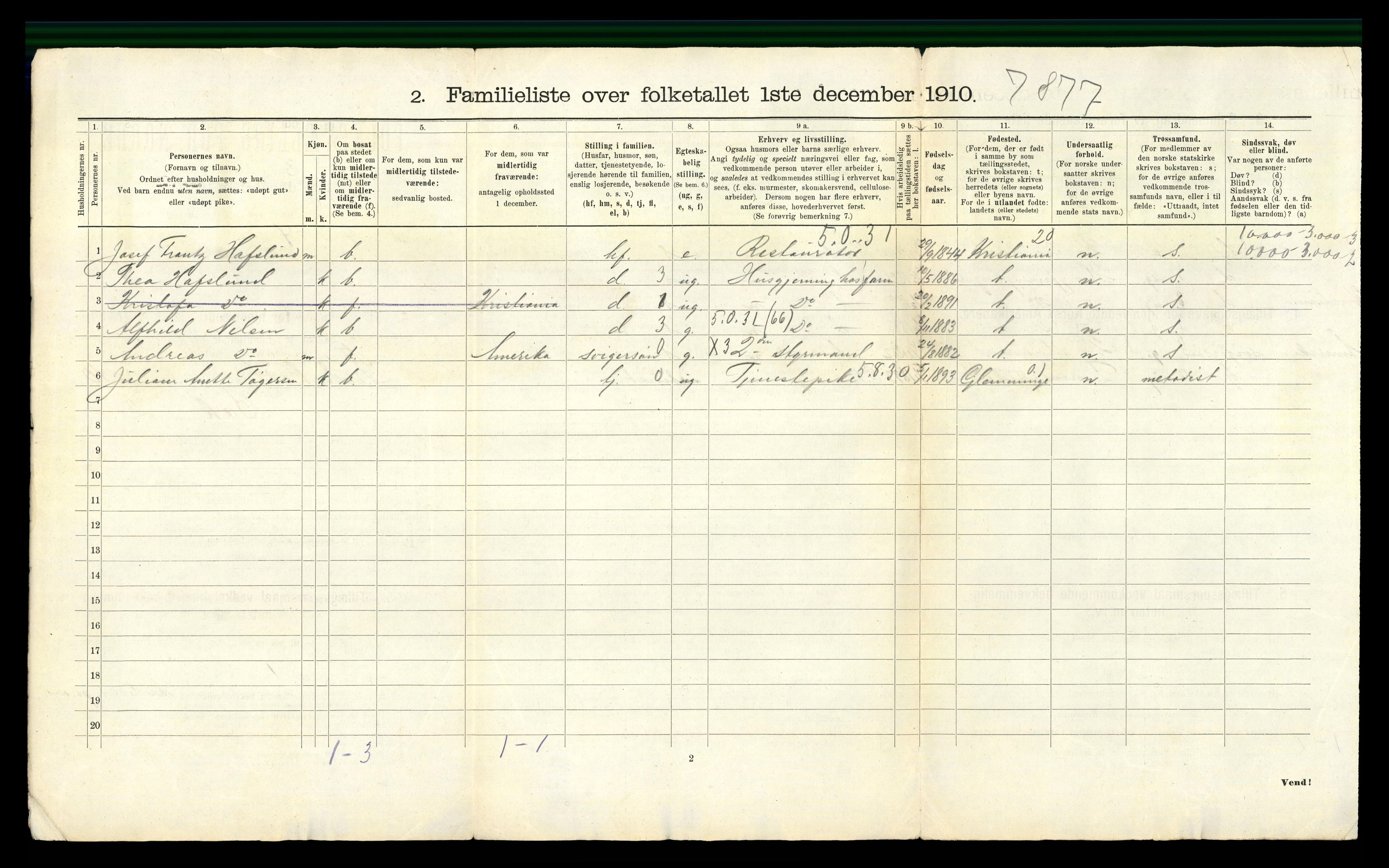 RA, 1910 census for Fredrikstad, 1910, p. 5229