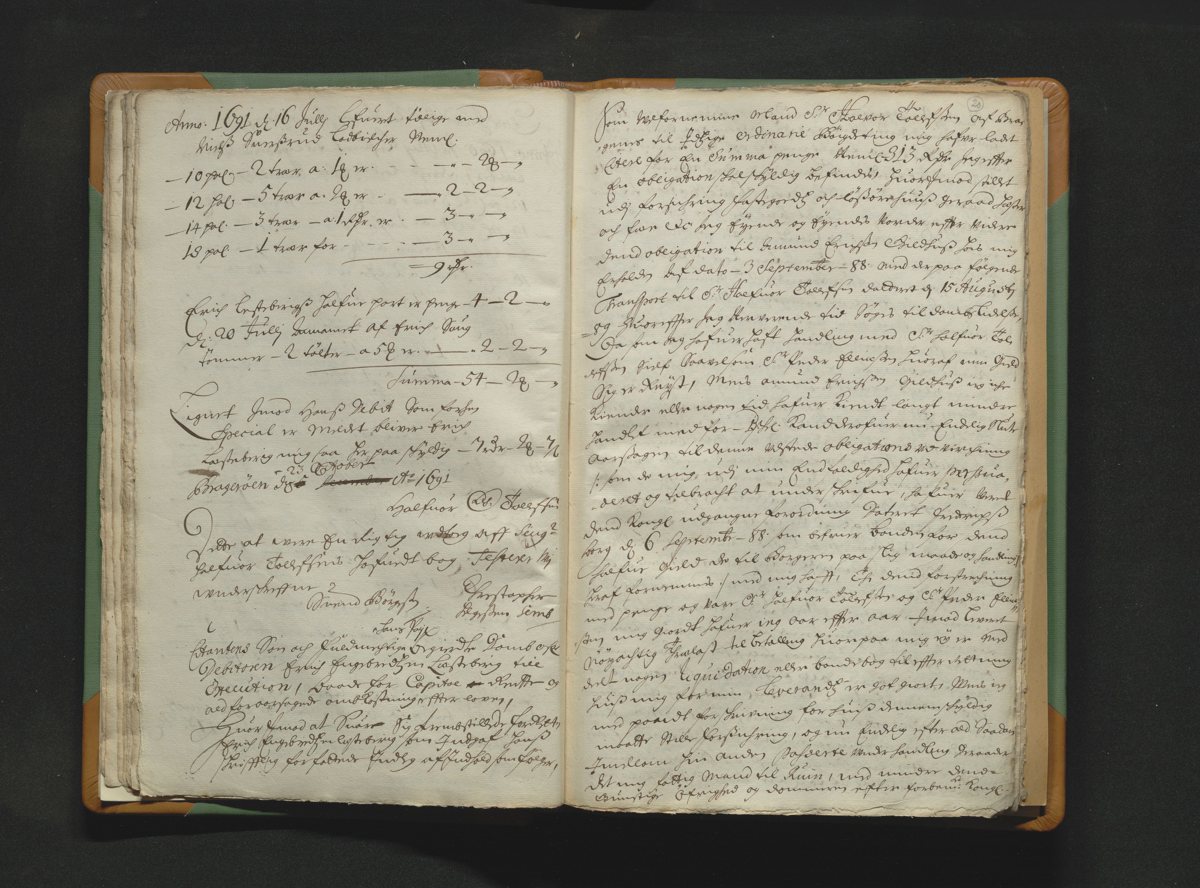 Eiker, Modum og Sigdal sorenskriveri, AV/SAKO-A-123/H/Hb/Hba/L0002b: Skifteprotokoll, 1678-1696, p. 19b-20a