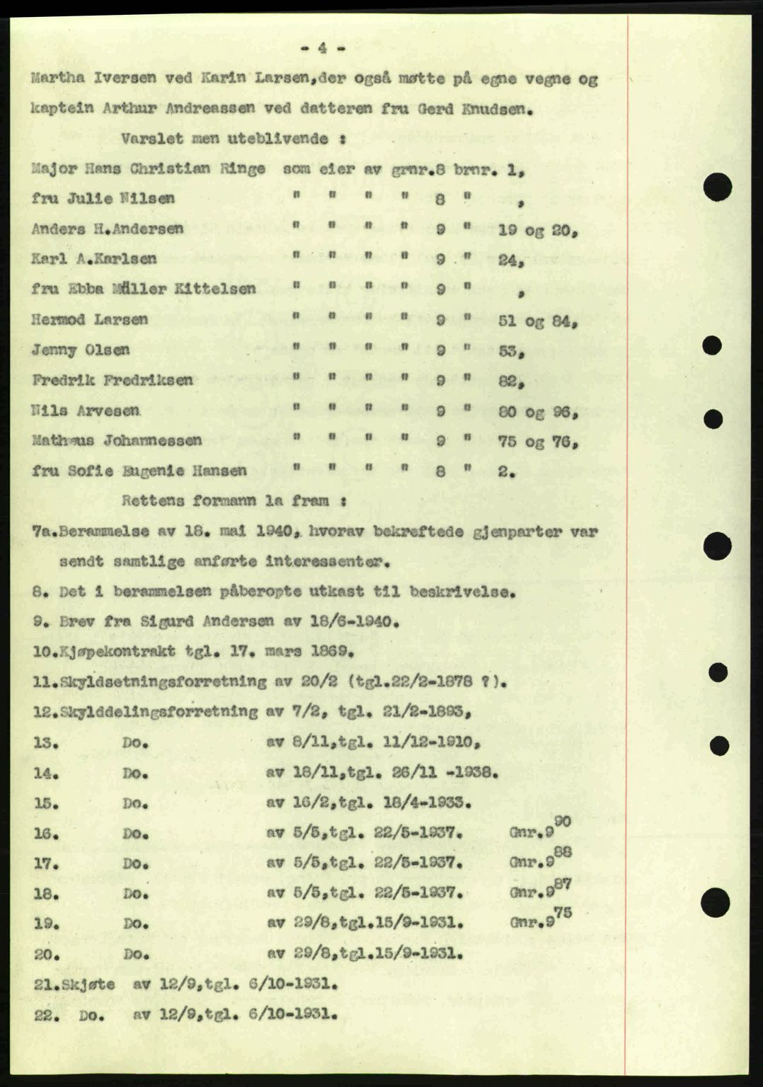 Tønsberg sorenskriveri, AV/SAKO-A-130/G/Ga/Gaa/L0010: Mortgage book no. A10, 1941-1941, Diary no: : 595/1941