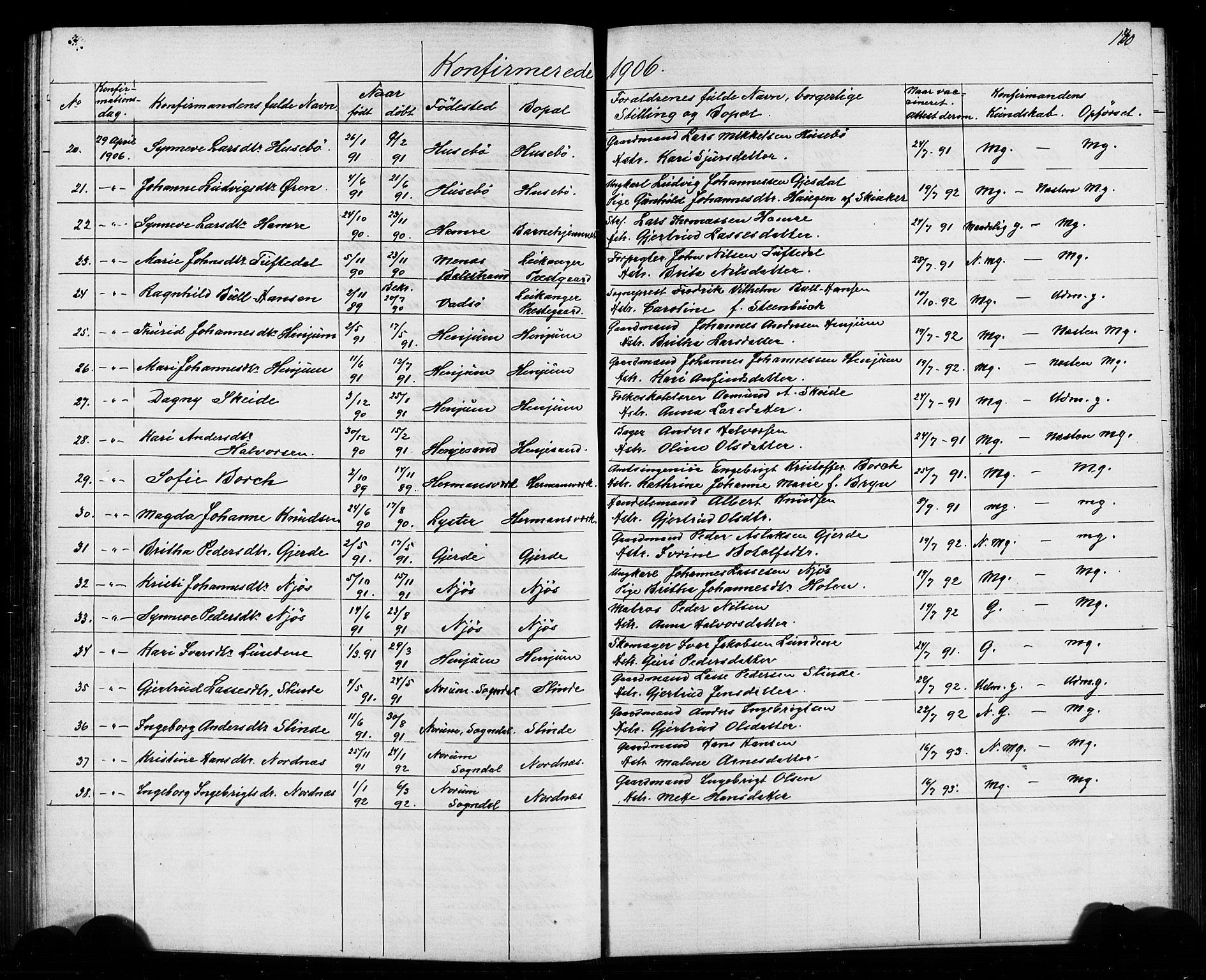 Leikanger sokneprestembete, AV/SAB-A-81001/H/Hab/Haba/L0001: Parish register (copy) no. A 1, 1873-1916, p. 140