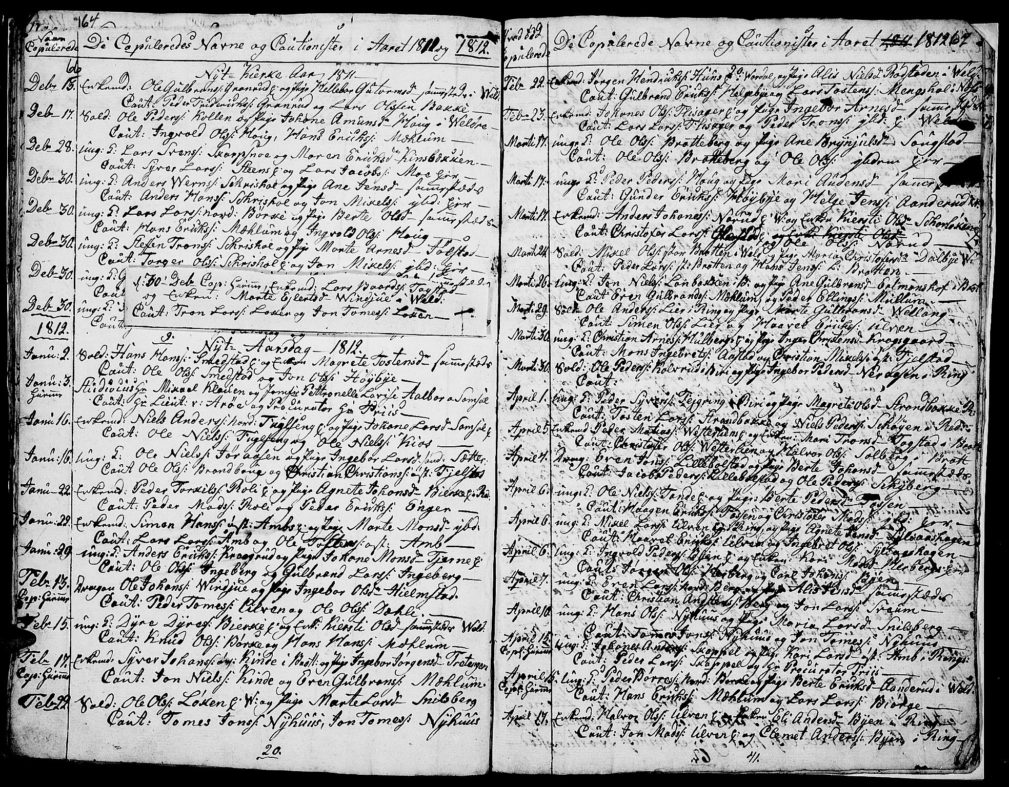 Ringsaker prestekontor, AV/SAH-PREST-014/I/Ia/L0005/0009: Parish register draft no. 1I, 1811-1814, p. 66-67