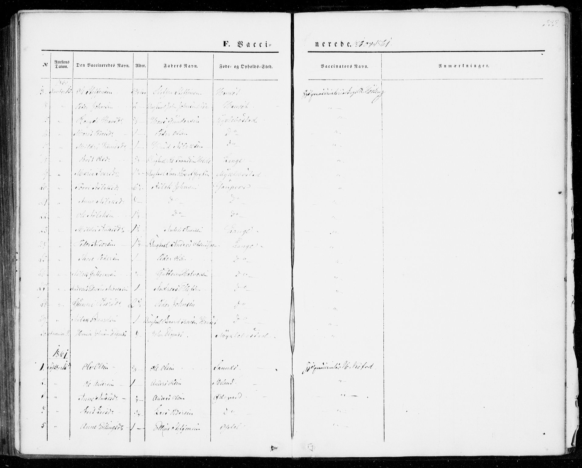 Ministerialprotokoller, klokkerbøker og fødselsregistre - Møre og Romsdal, SAT/A-1454/554/L0643: Parish register (official) no. 554A01, 1846-1879, p. 333